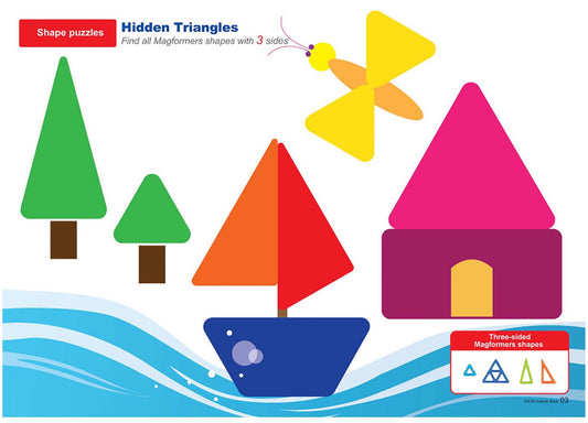 Magformers 63000 Geometric Math Activity Book
