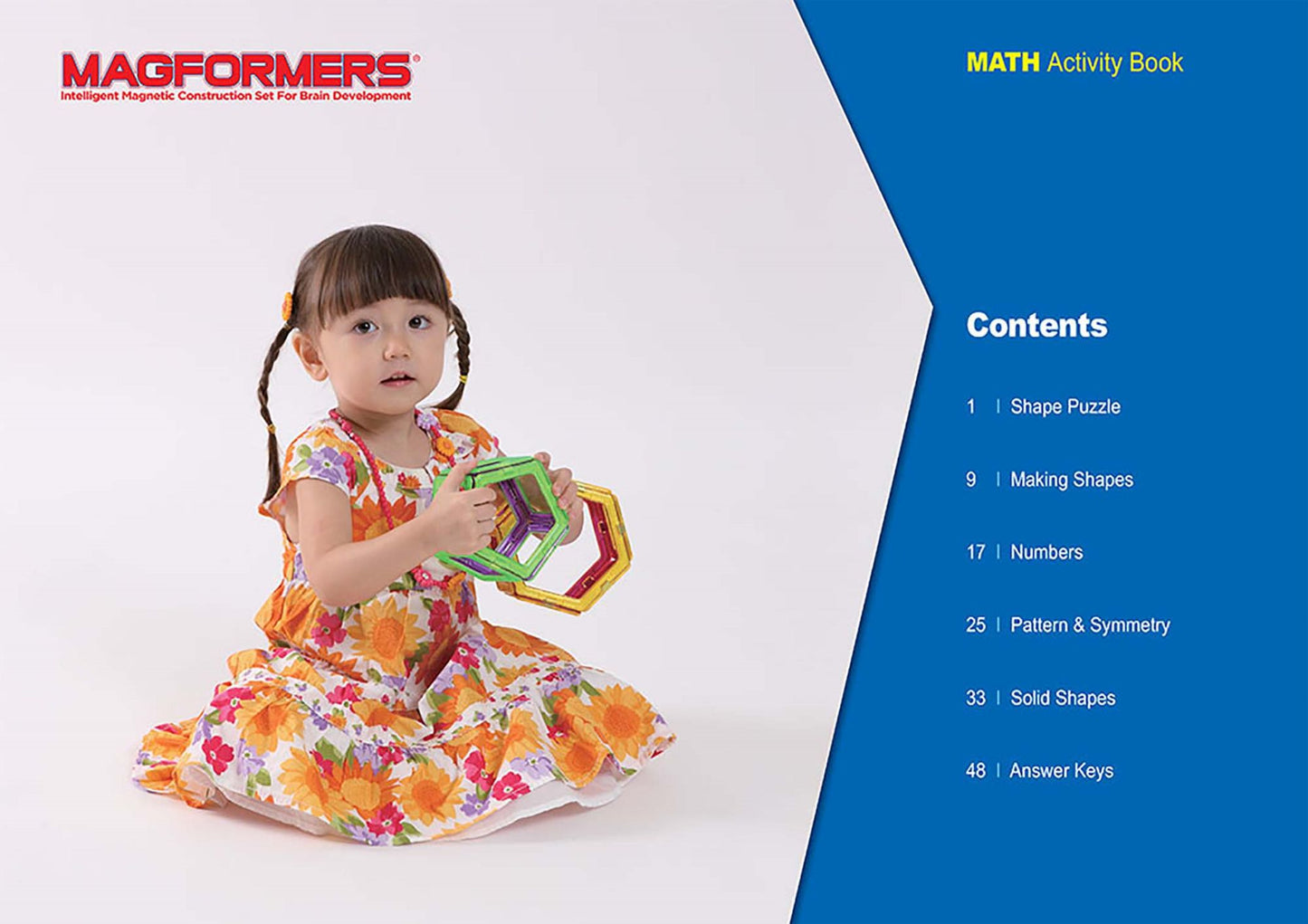 Magformers 63000 Geometric Math Activity Book