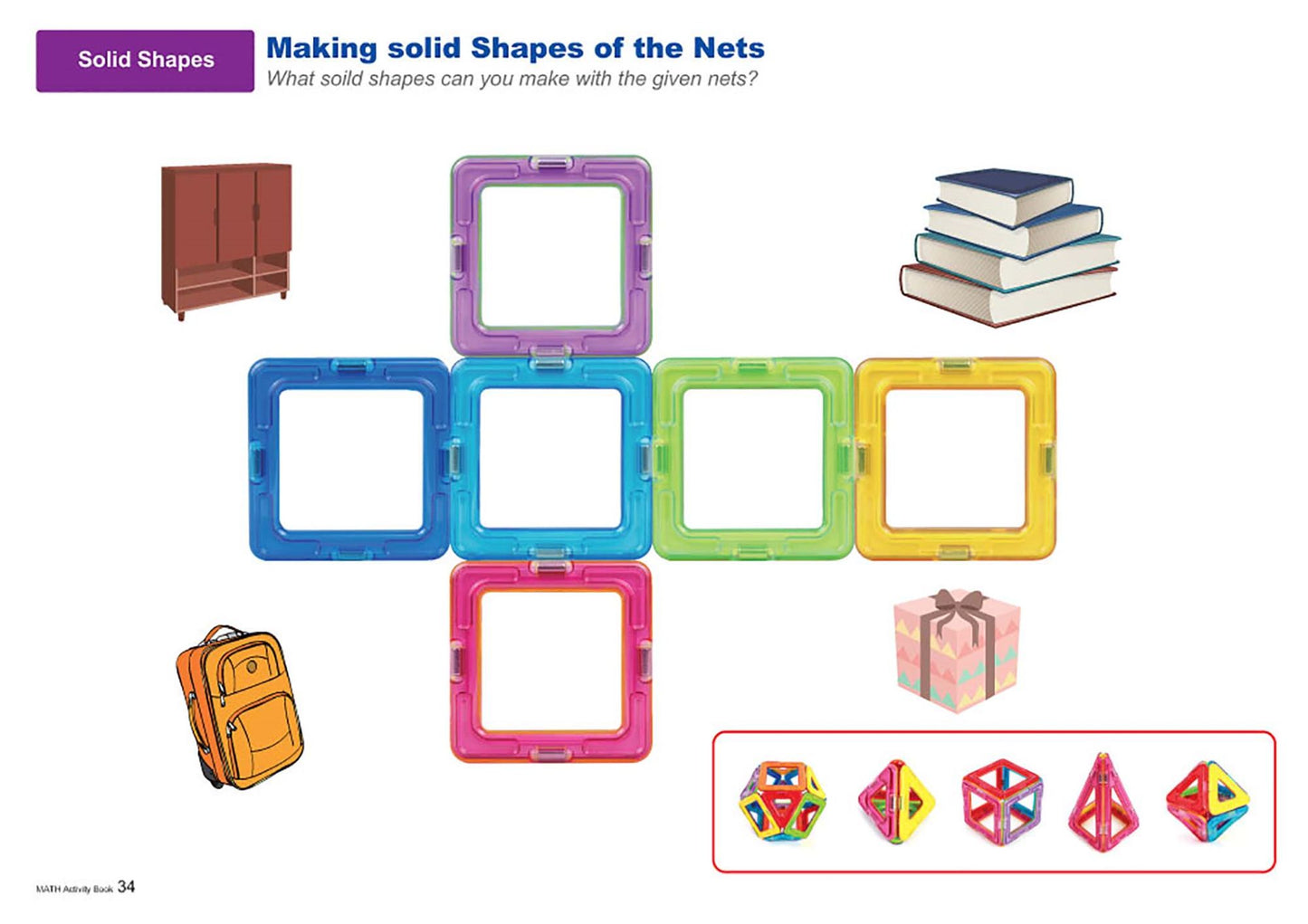 Magformers 63000 Geometric Math Activity Book