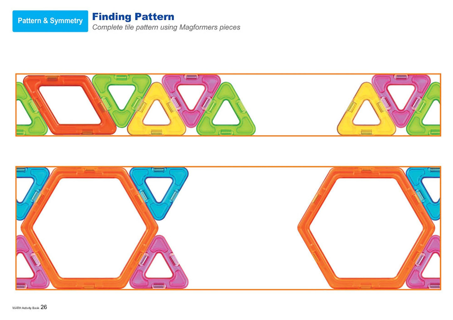 Magformers 63000 Geometric Math Activity Book
