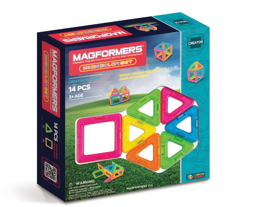Magformers - 14 Piece Neon Set