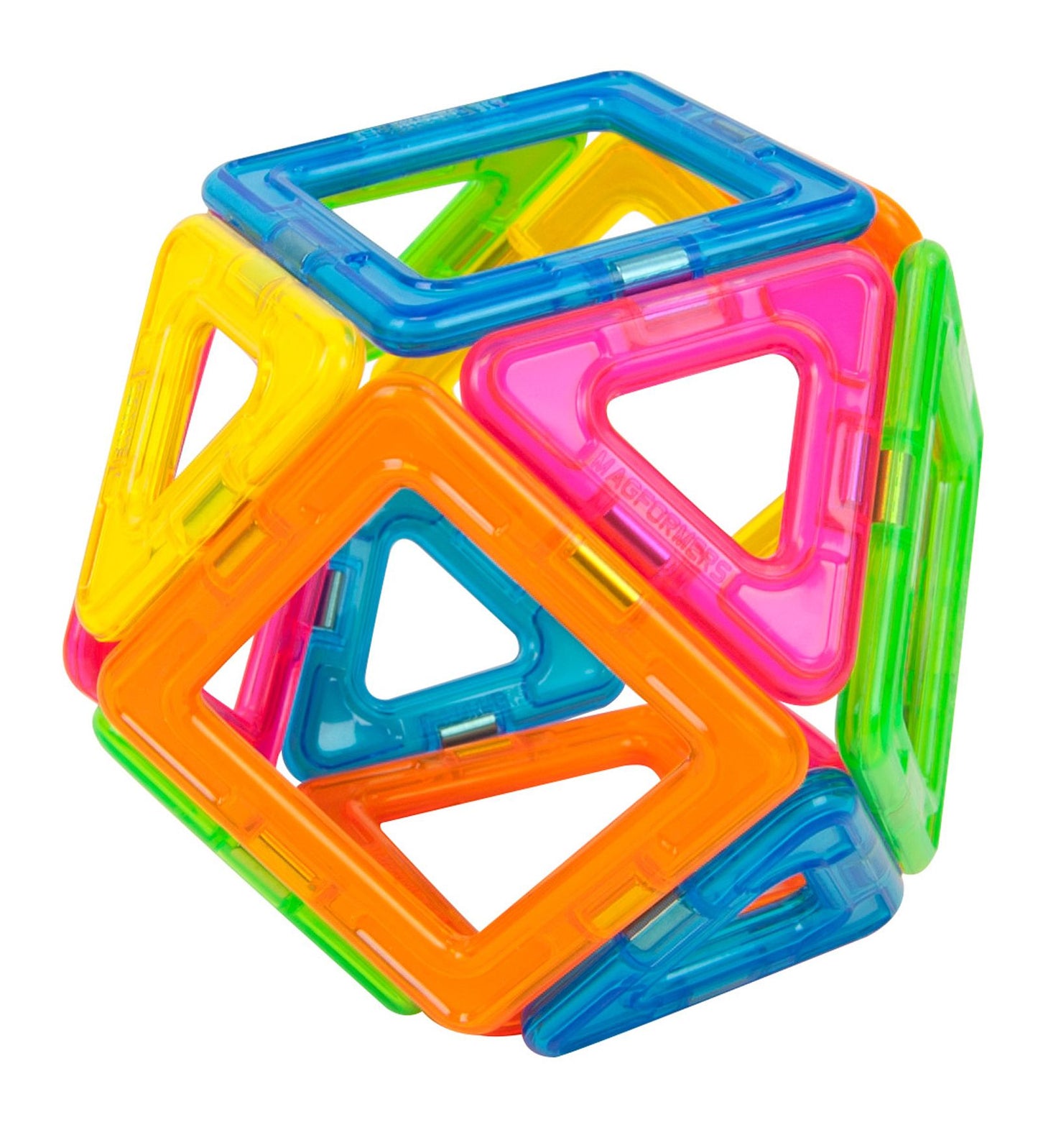 Magformers - 14 Piece Neon Set
