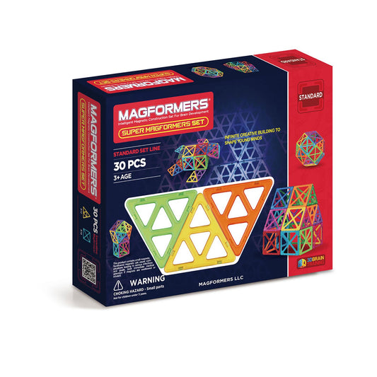 Magformers 63078 Super Magformers 30 Piece Set