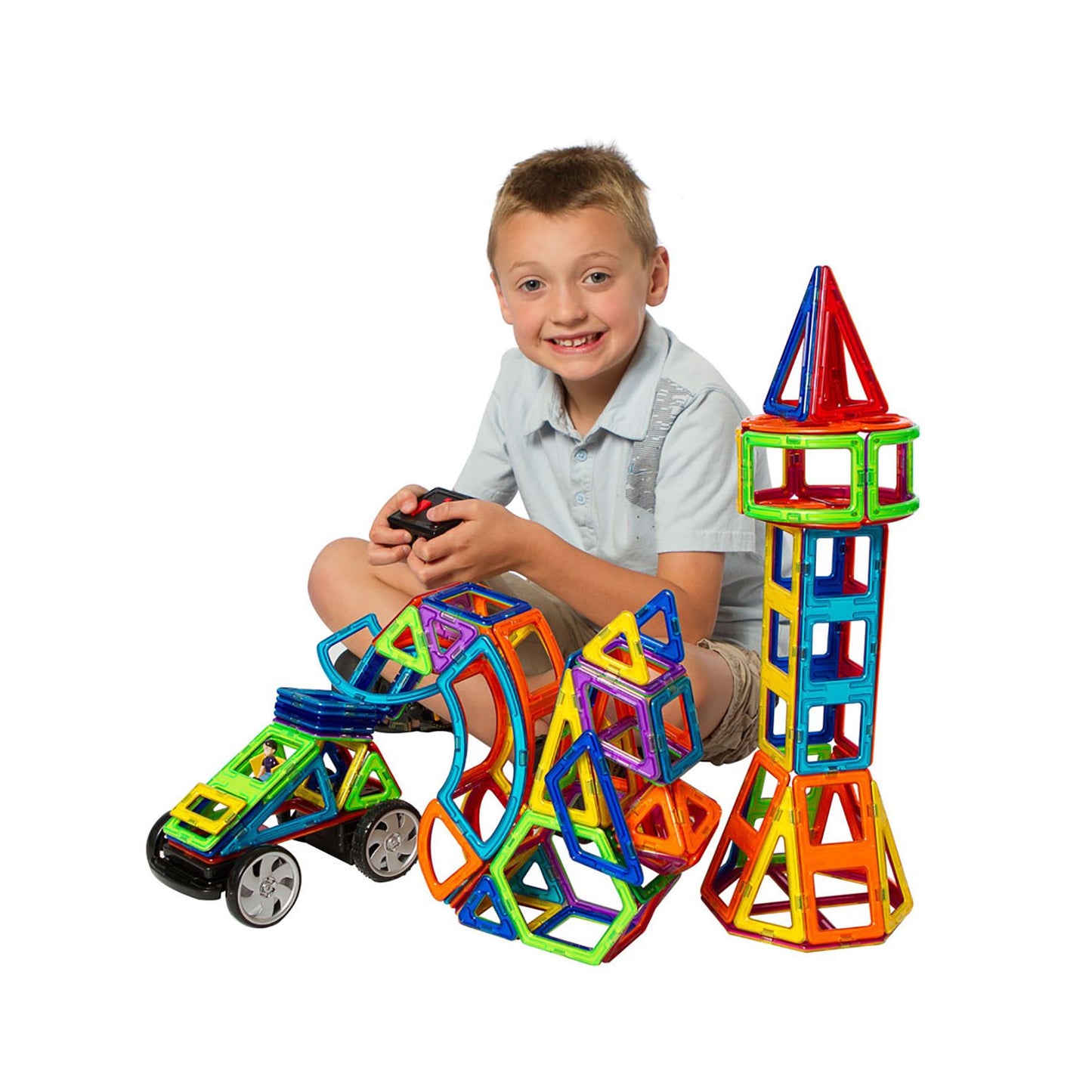 Magformers 63093 Geometric Miracle Brain, 258 Piece Set