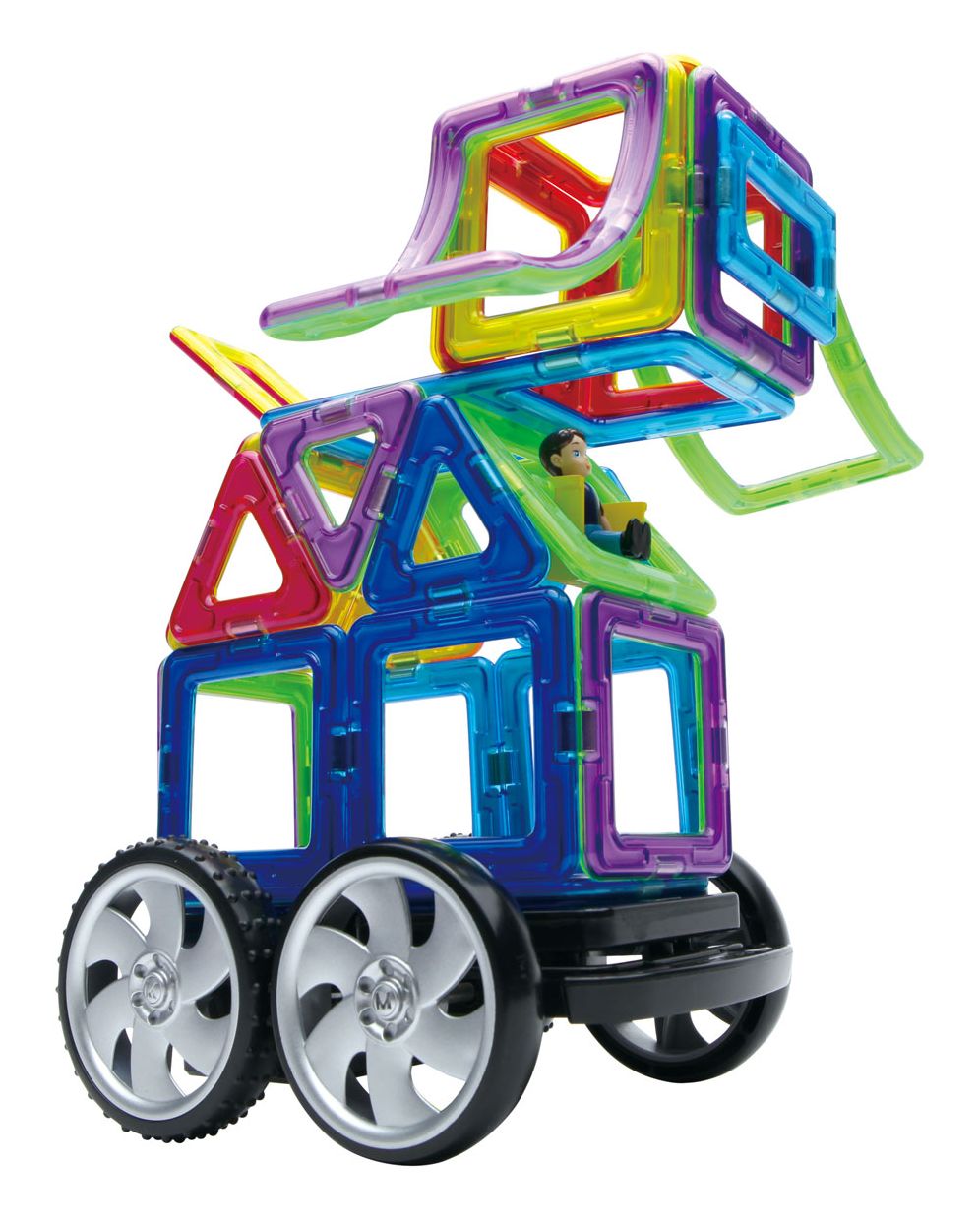 Magformers 63095 Geometric RC Custom, 52 Piece Set