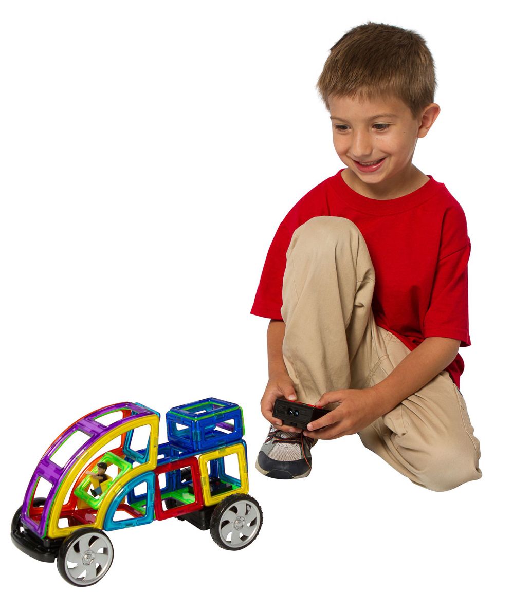 Magformers 63095 Geometric RC Custom, 52 Piece Set