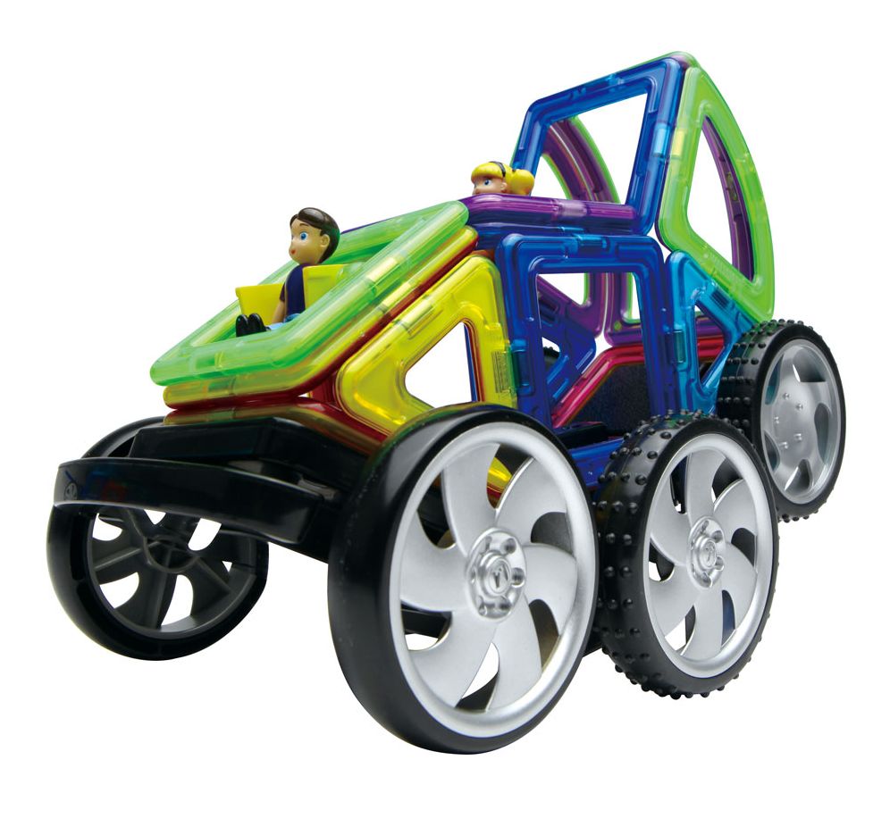 Magformers 63095 Geometric RC Custom, 52 Piece Set