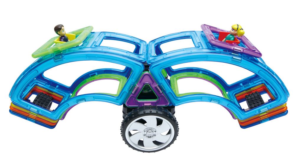 Magformers 63095 Geometric RC Custom, 52 Piece Set