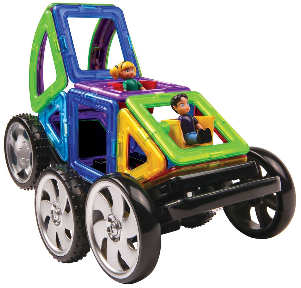 Magformers 63095 Geometric RC Custom, 52 Piece Set