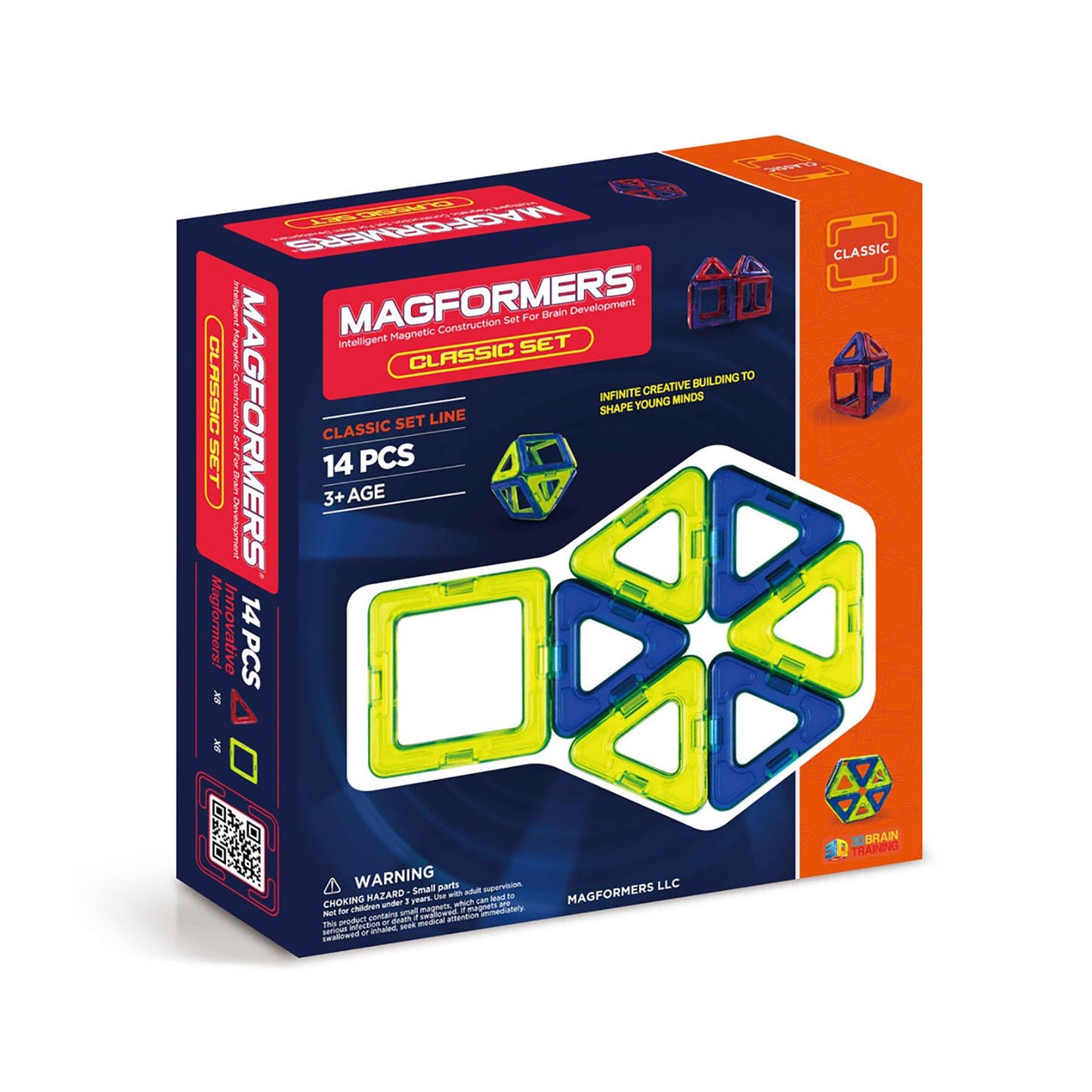 Magformers Classic 14 Piece Magnetic Construction Set