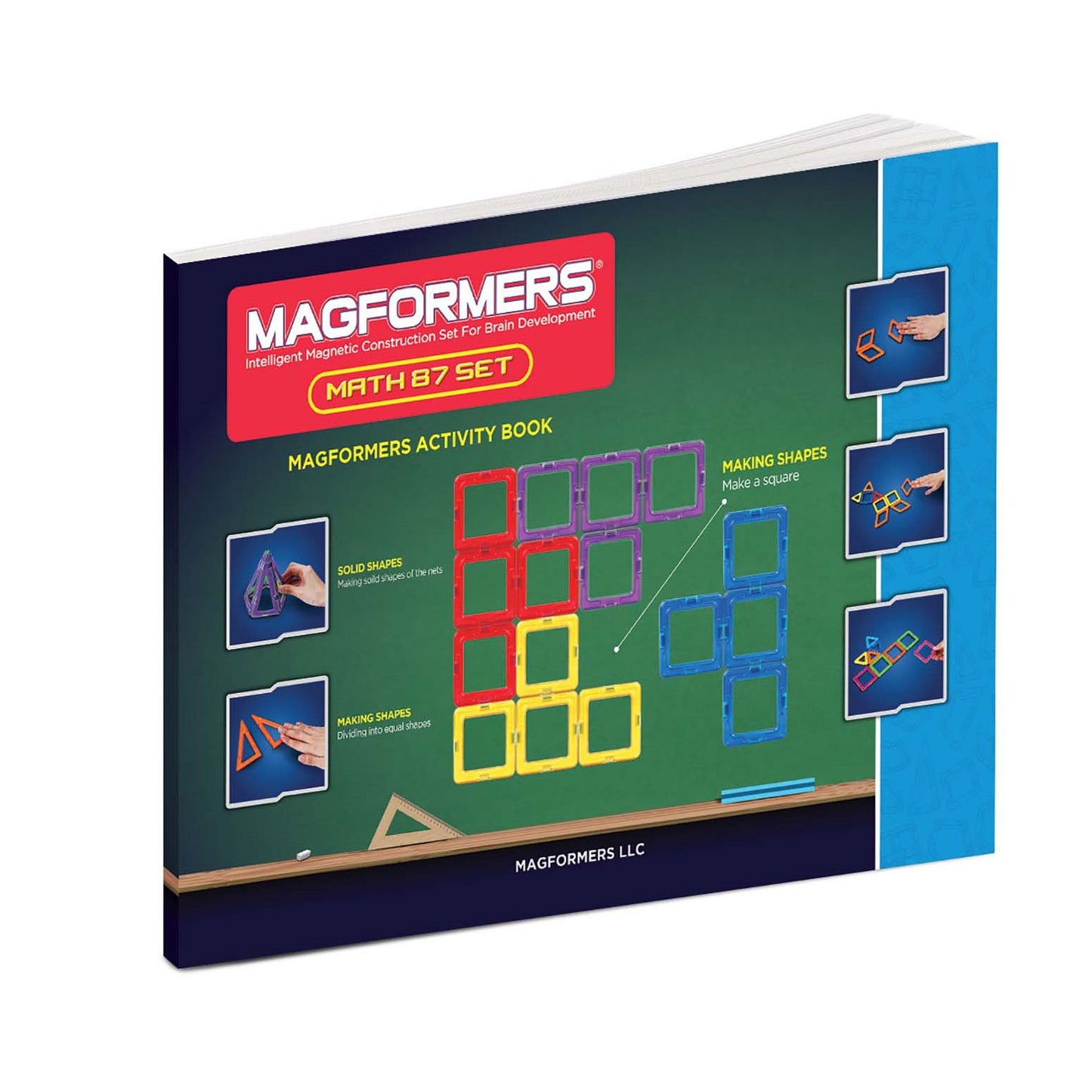 Magformers Math 87 Piece Magnetic Construction Set