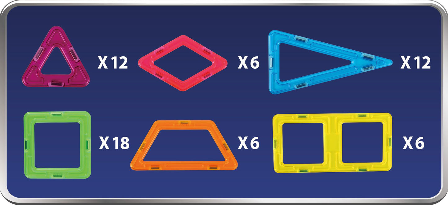Magformers Neon Color Set