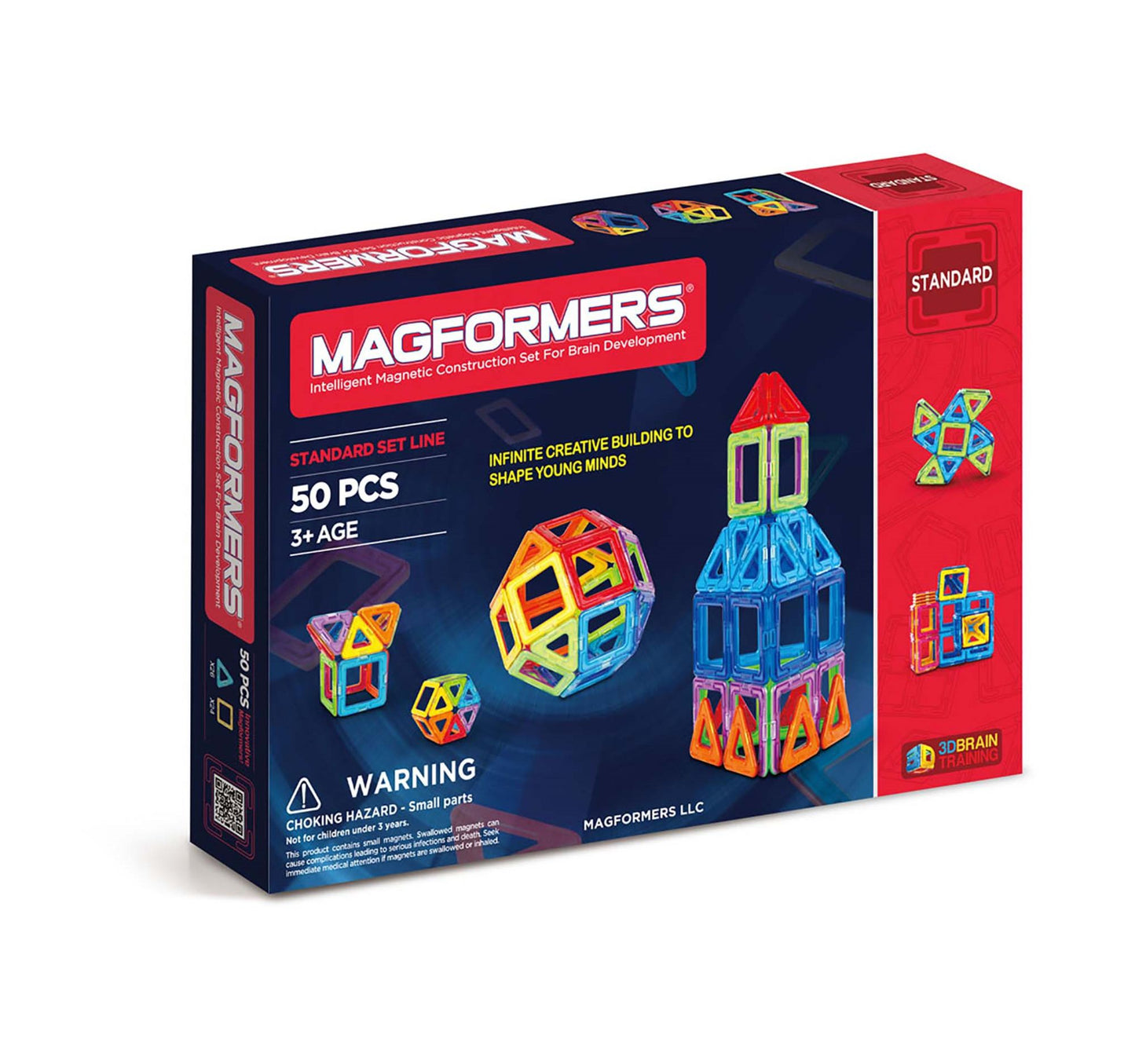 Magformers 50 Piece Magnetic Construction Set
