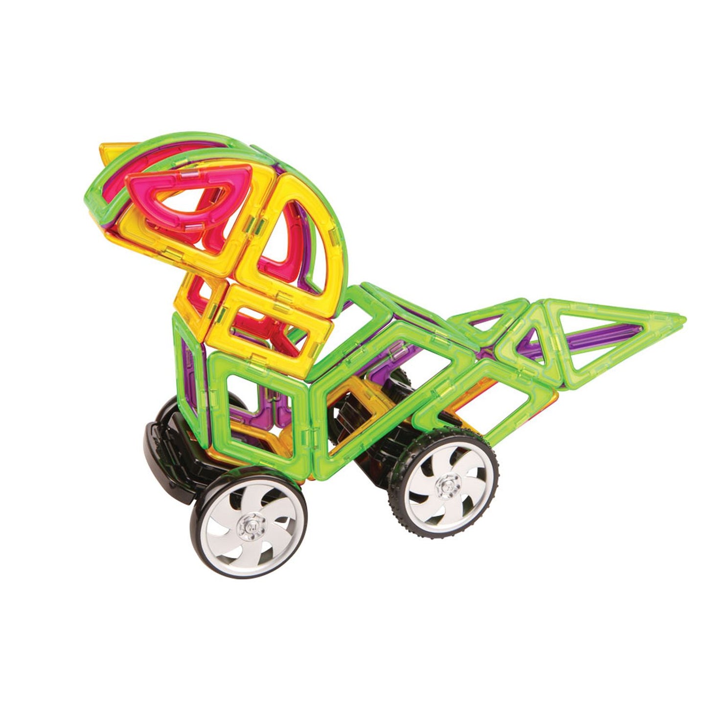 Magformers Zoo Racing Set 55 Piece Magnetic Construciton Set