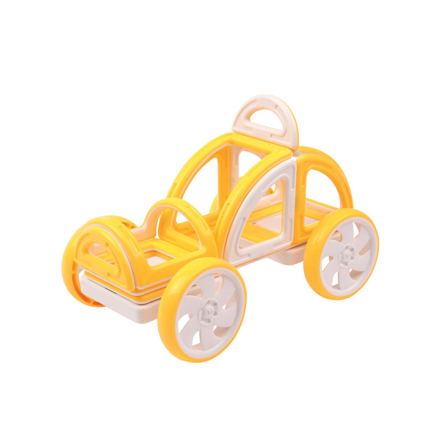 Magformers My First Buggy 14 Piece Magnetic Construction Set - Yellow