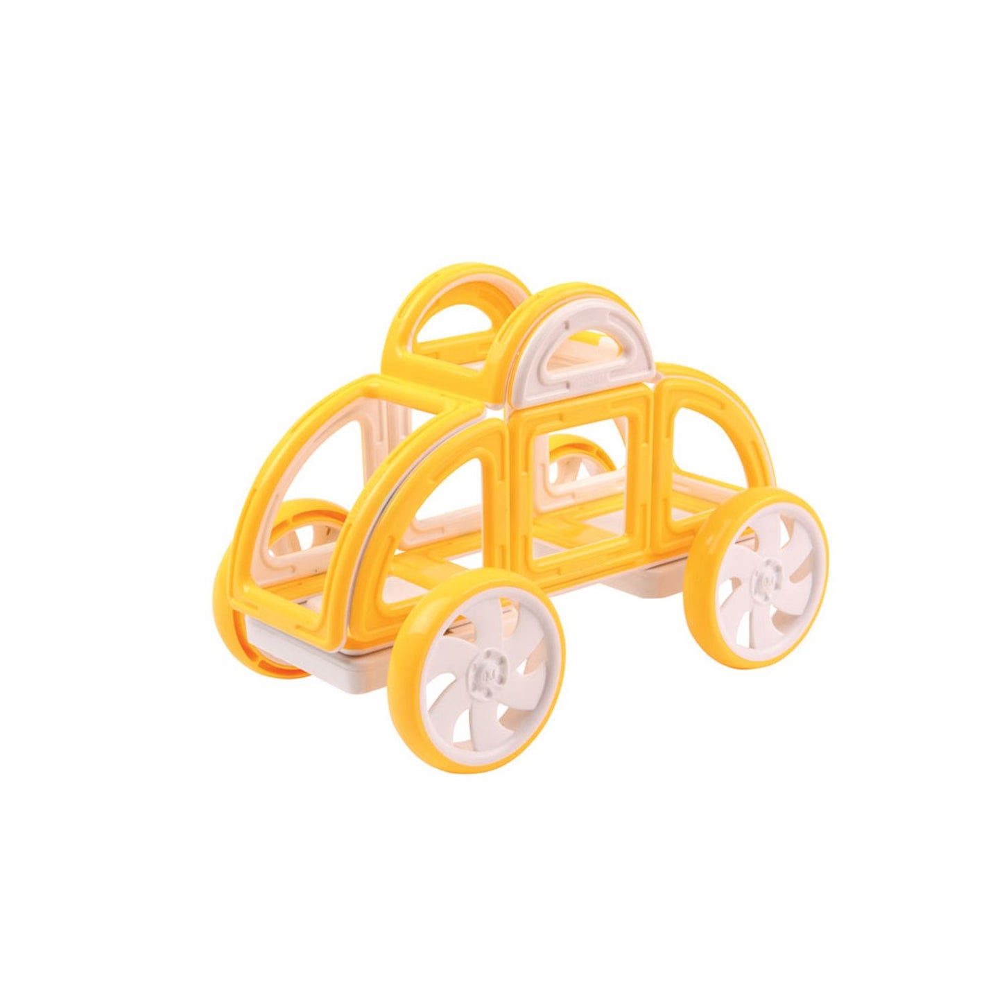 Magformers My First Buggy 14 Piece Magnetic Construction Set - Yellow
