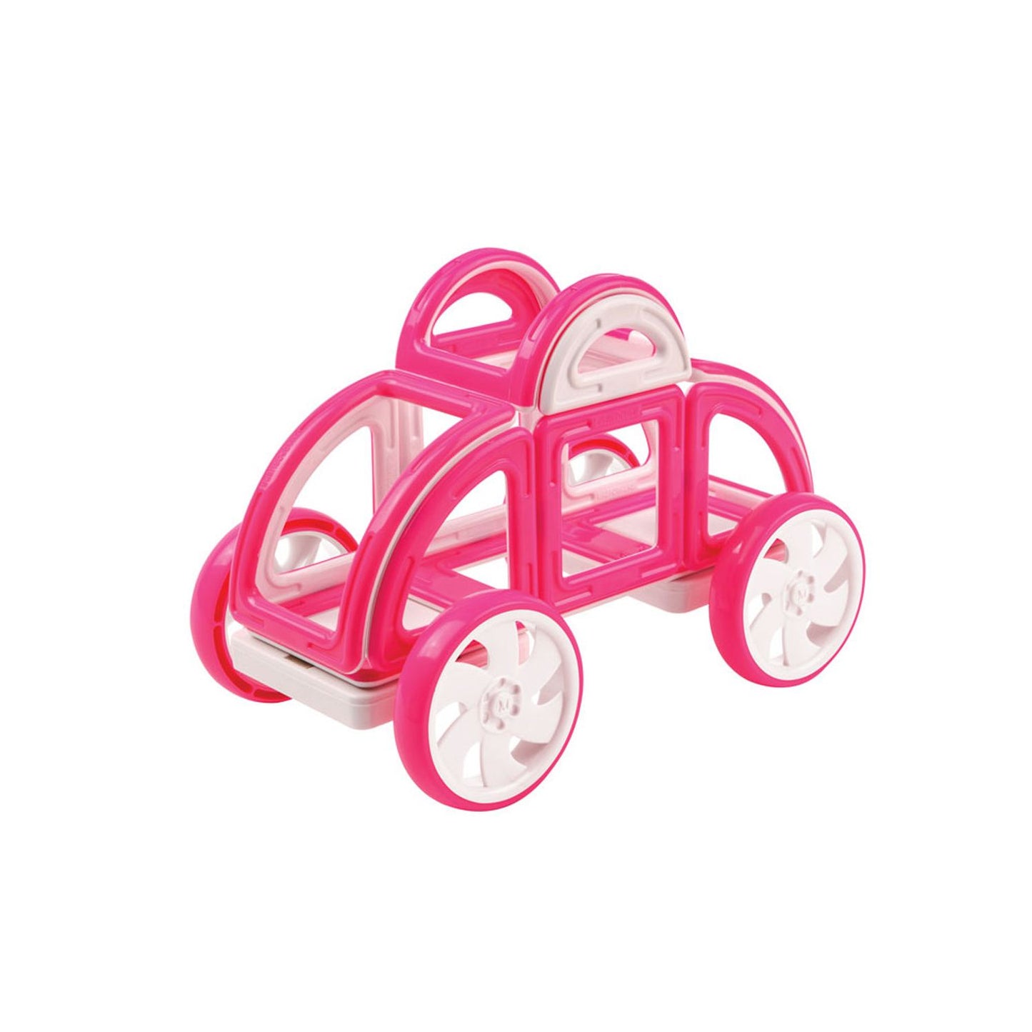 Magformers My First Buggy 14 Piece Magnetic Construction Set - Pink