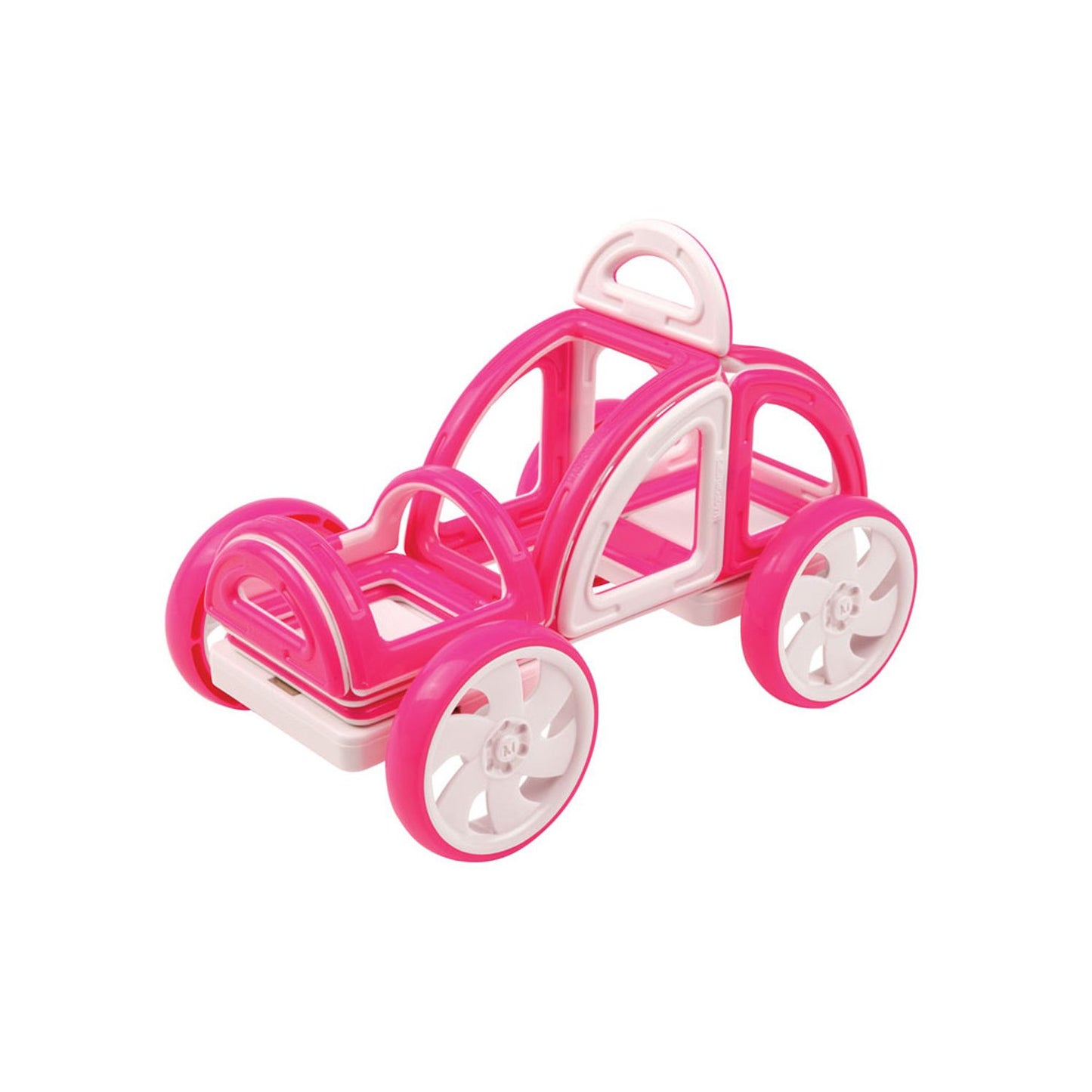 Magformers My First Buggy 14 Piece Magnetic Construction Set - Pink