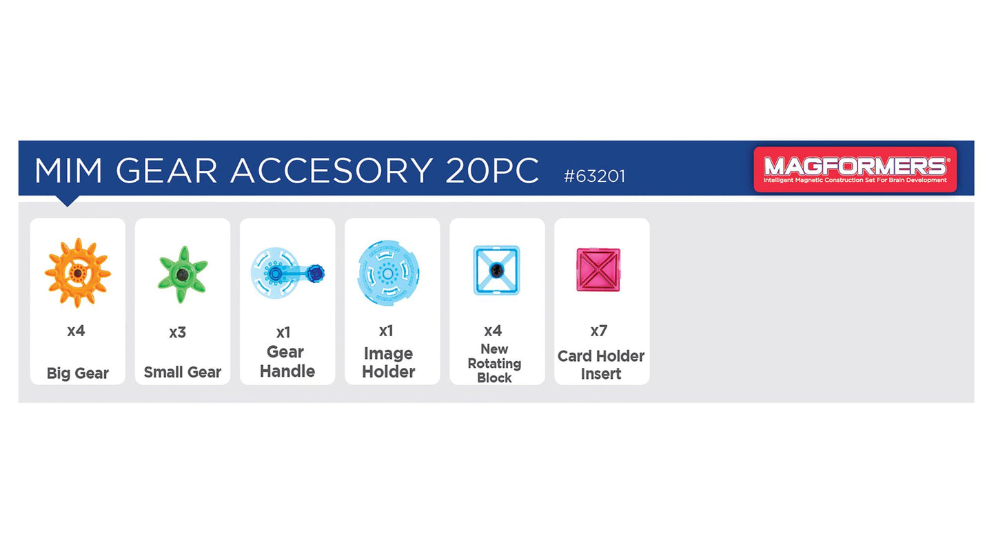 Magnets in Motion Gear Accessory 20pc Set
