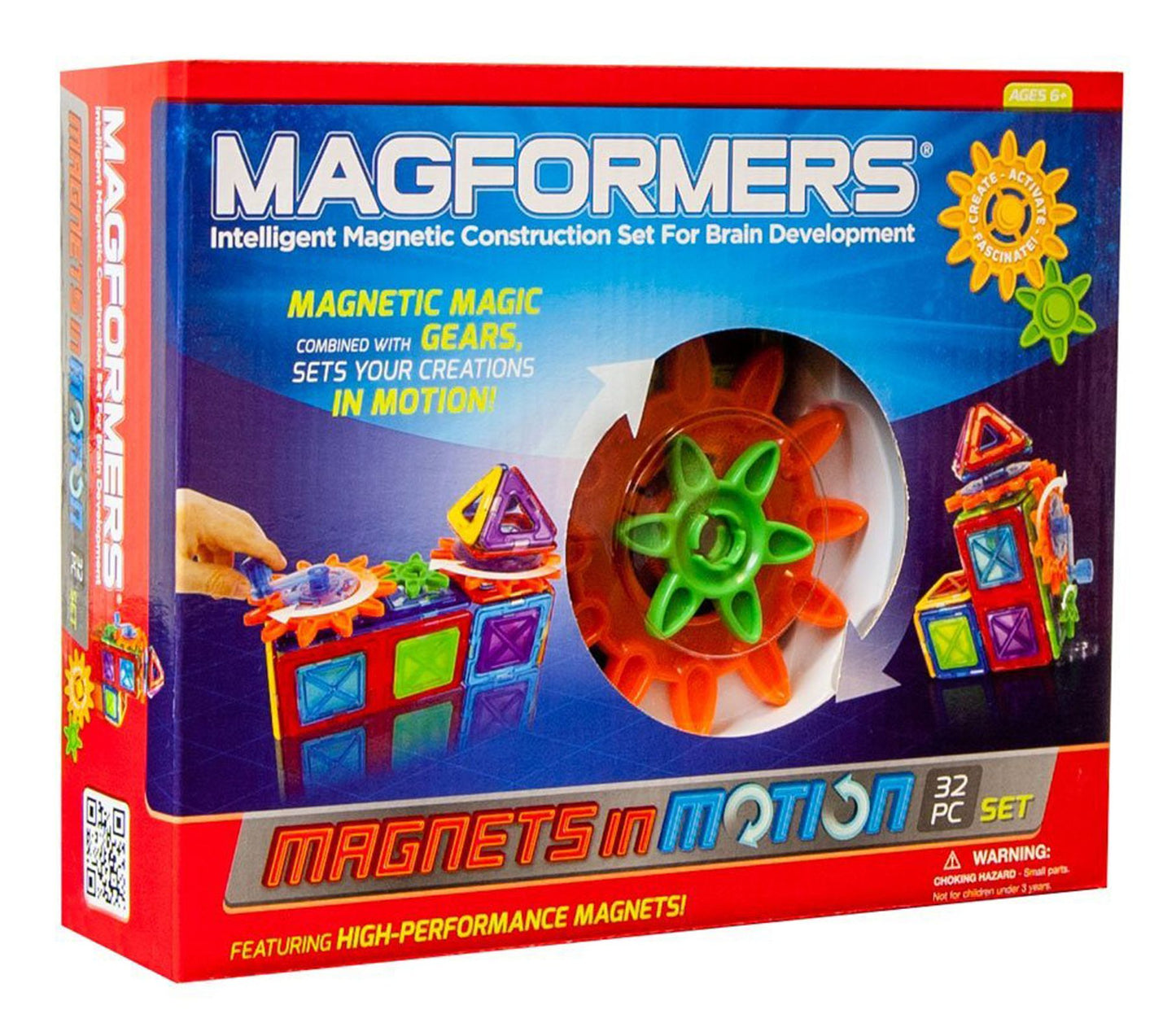 Magformers 63202 Magnets In Motion - 32 Piece Gear Set