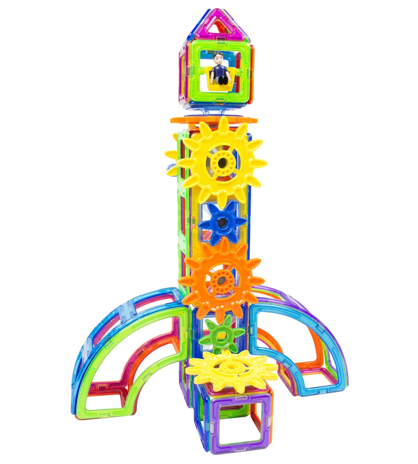 Magformers 63205 Magnets In Motion - 61 Piece Gear Set