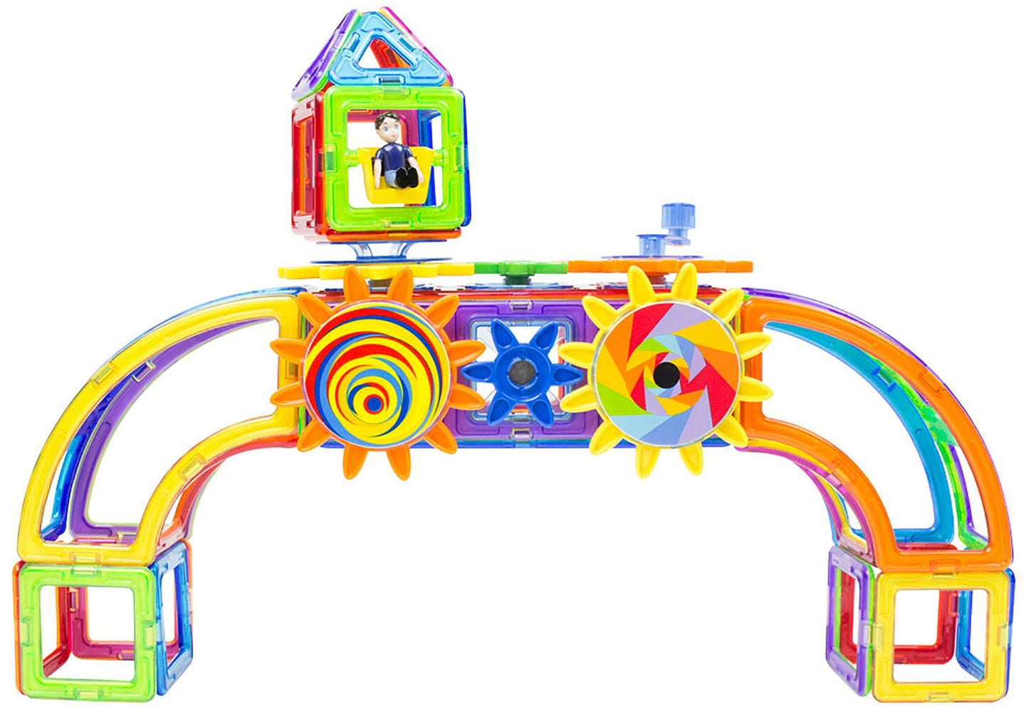 Magformers 63205 Magnets In Motion - 61 Piece Gear Set