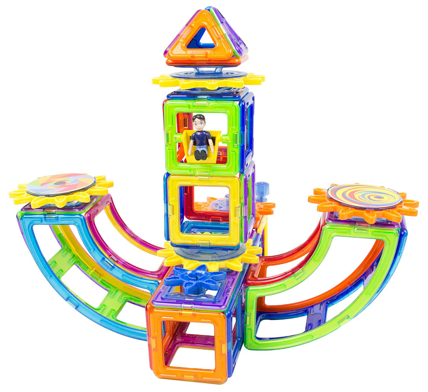 Magformers 63205 Magnets In Motion - 61 Piece Gear Set