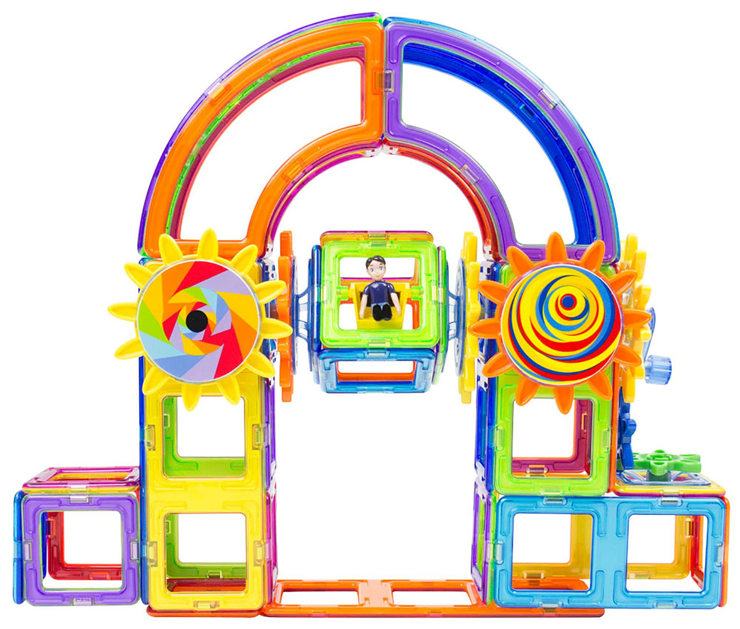 Magformers 63205 Magnets In Motion - 61 Piece Gear Set