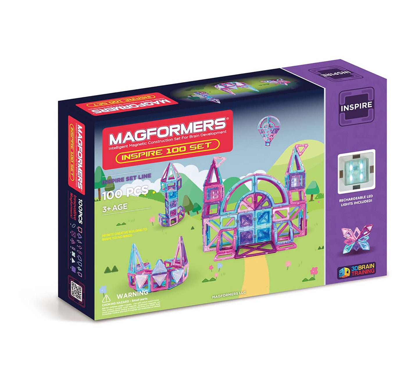 Magformers Inspire 100 Piece Magnetic Construction Set