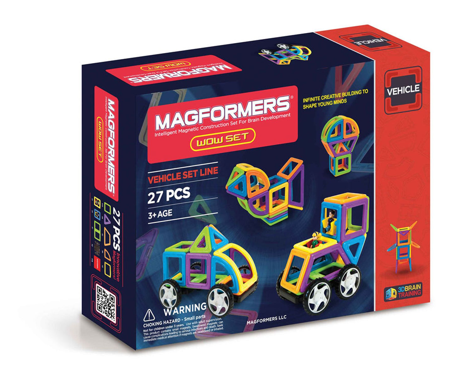 Magformers Wow 27 Piece Magnetic Construction Set