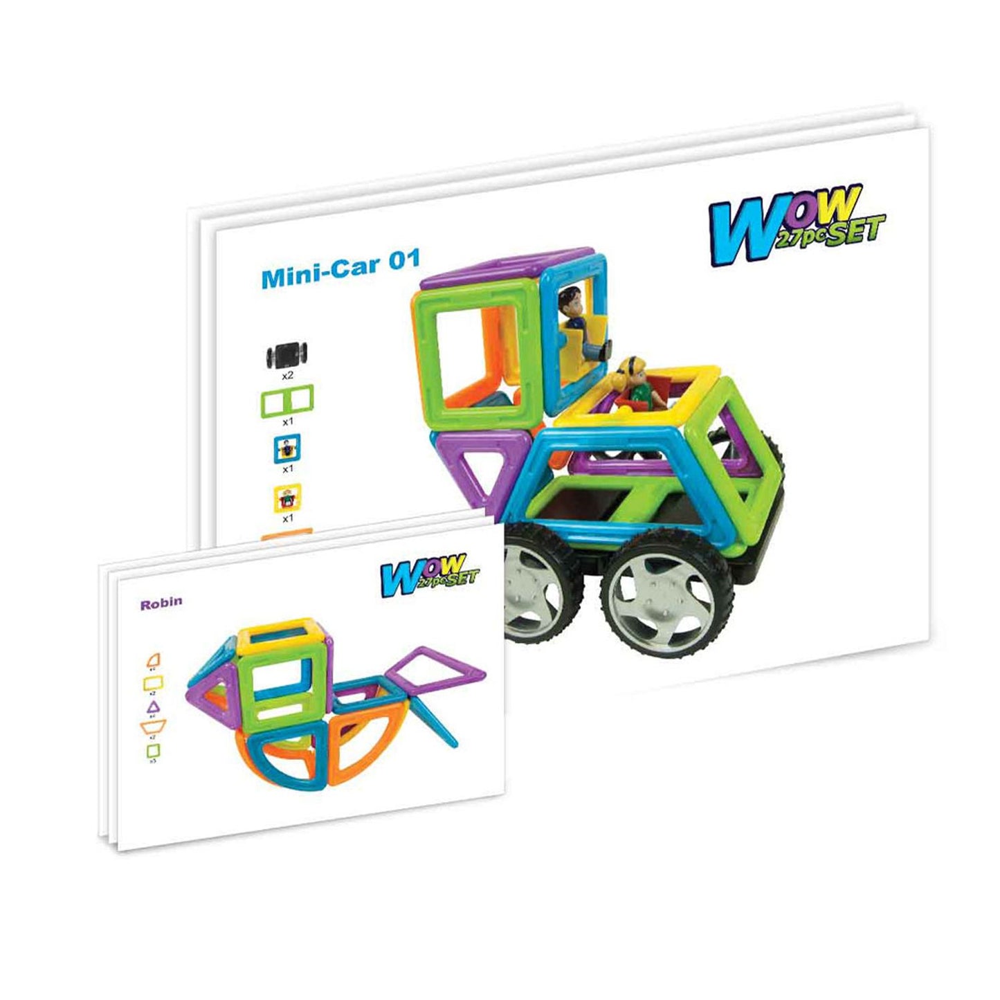 Magformers Wow 27 Piece Magnetic Construction Set