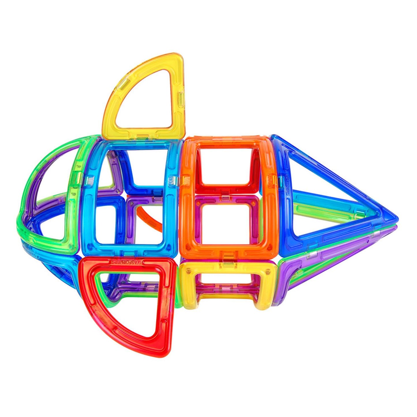 Magformers Unique 44 Piece Magnetic Construction Set