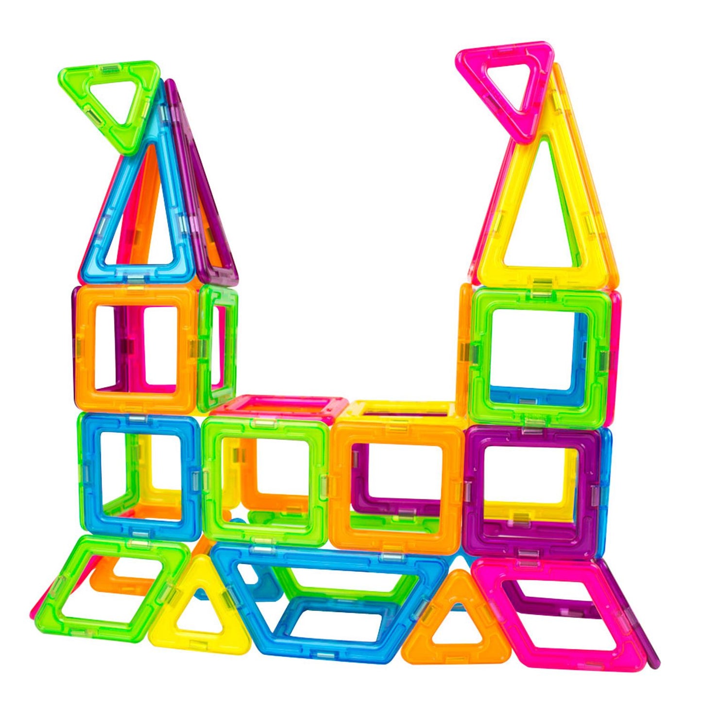 Magformers Neon 70 Piece Magnetic Construction Set