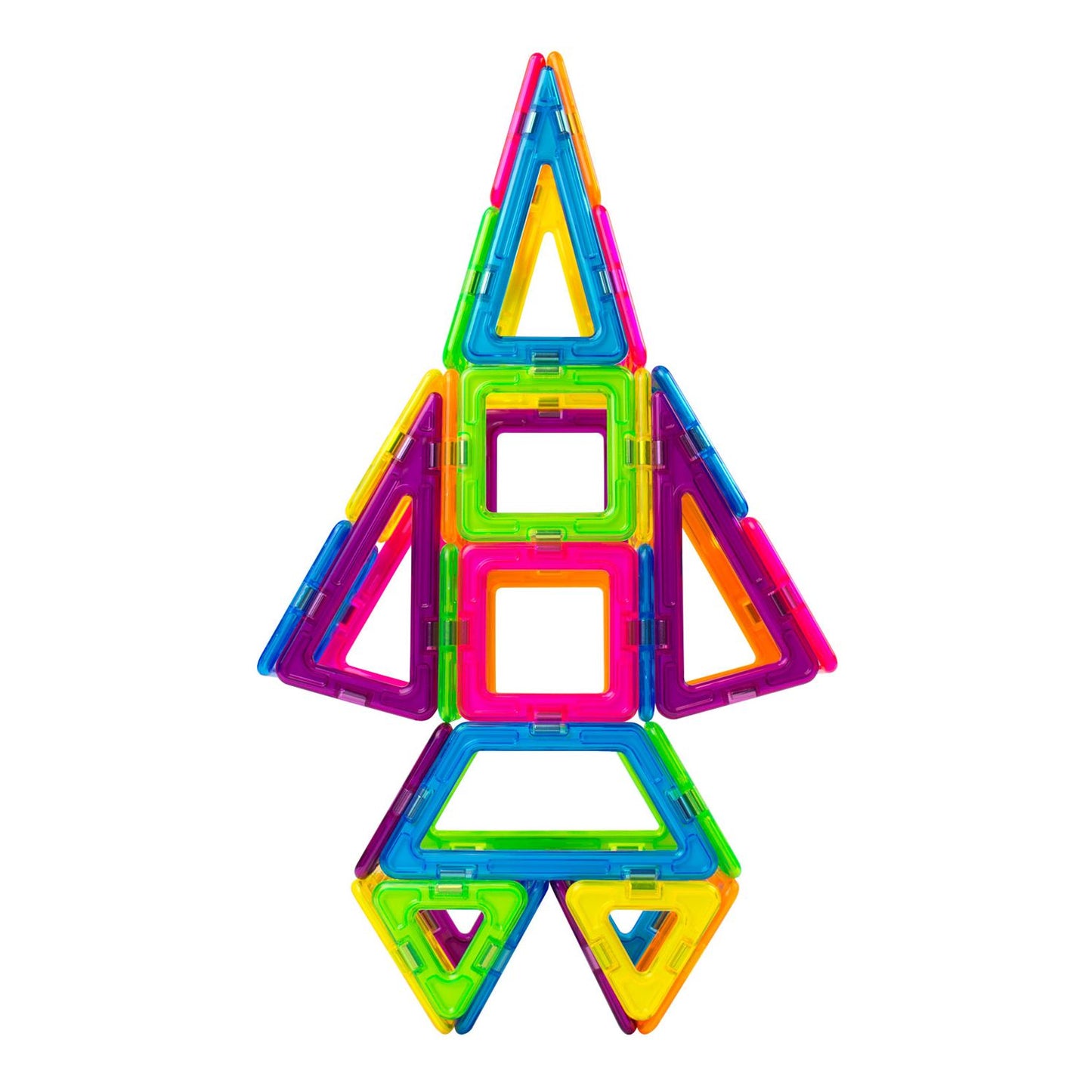 Magformers Neon 70 Piece Magnetic Construction Set