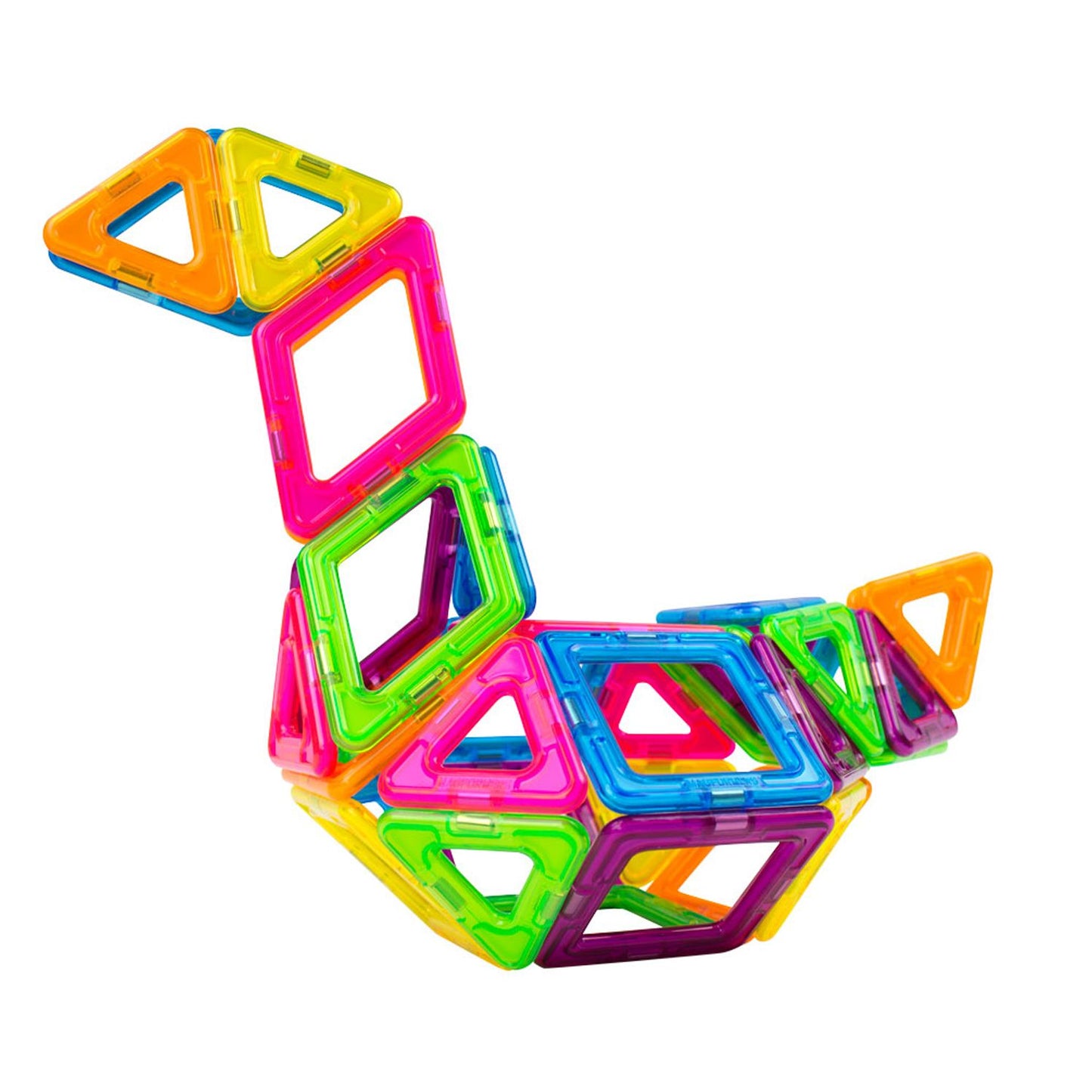 Magformers Neon 70 Piece Magnetic Construction Set
