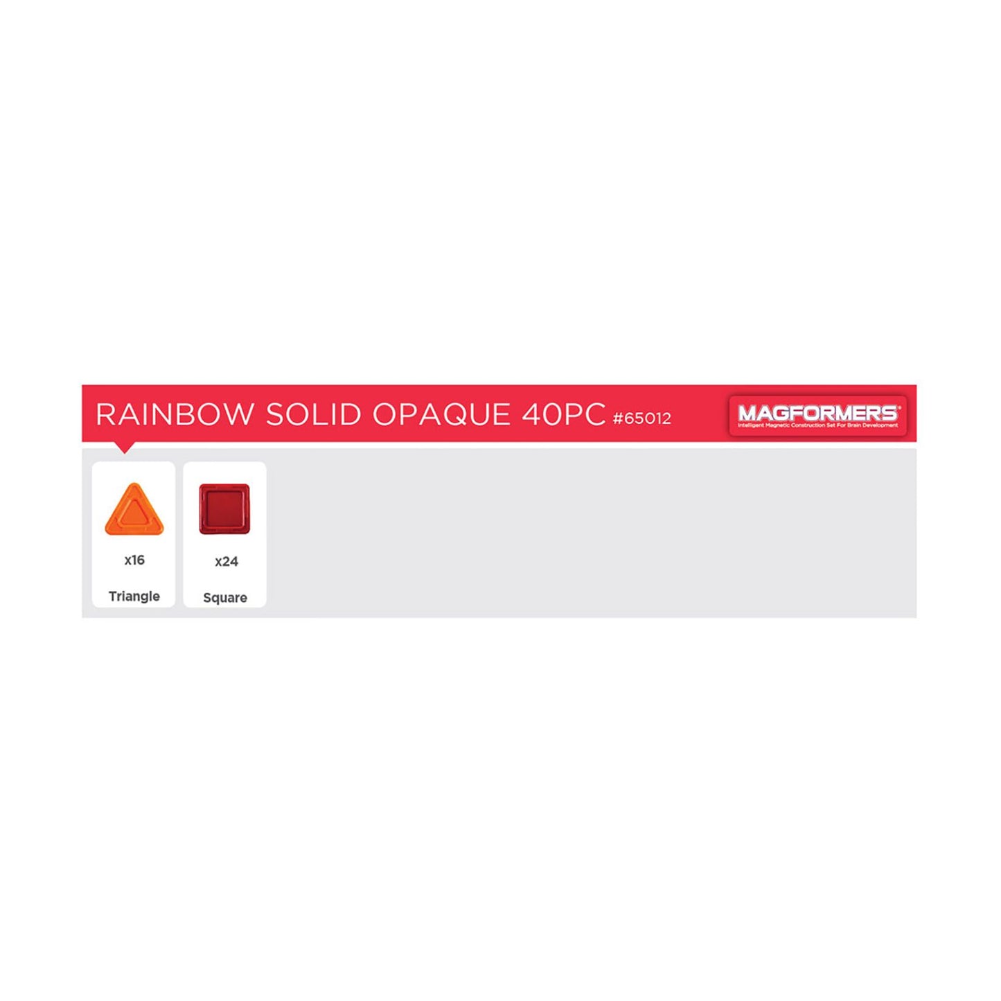 Rainbow Opaque Solids 40pc Set