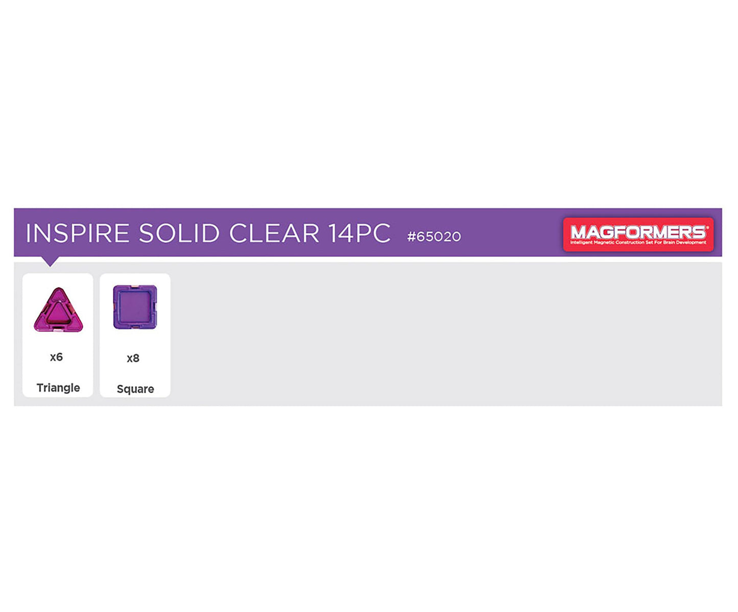 Clear Inspire Solids 14pc Set