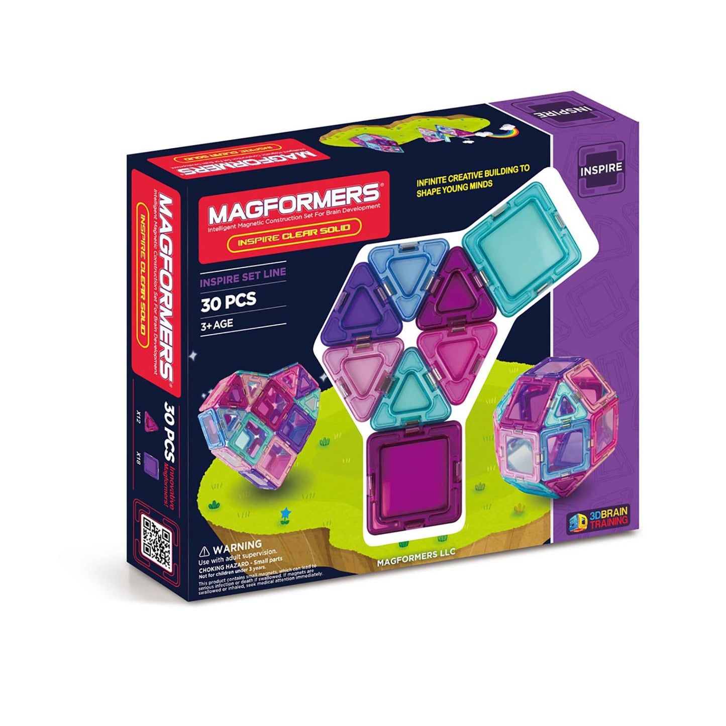 Clear Inspire Solids 30pc Set