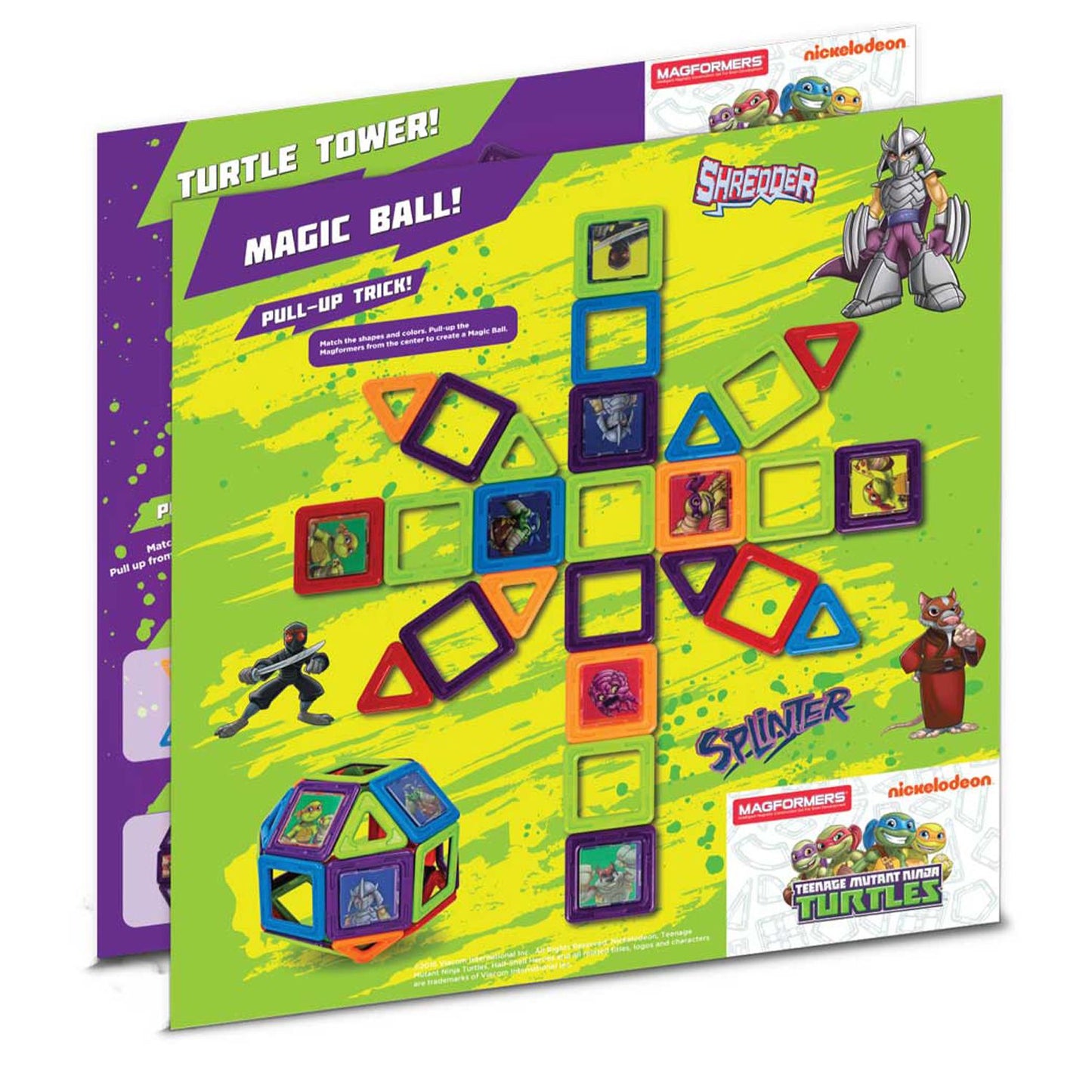 Magformers Teenage Mutant Ninja Turtles 38 Piece Magnetic Construction Set