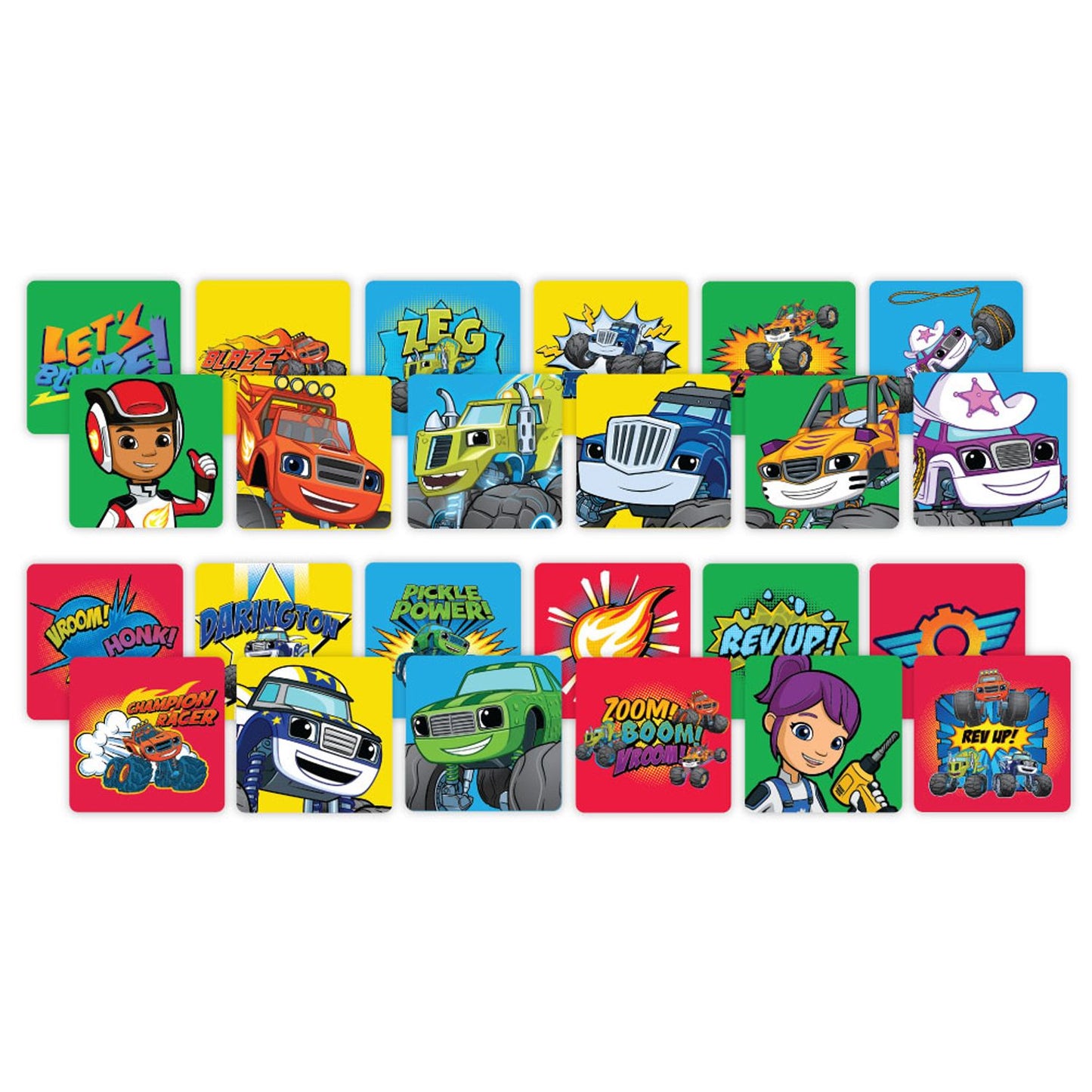 Magformers Blaze Monster Machines 35 Piece Magnetic Construction Set
