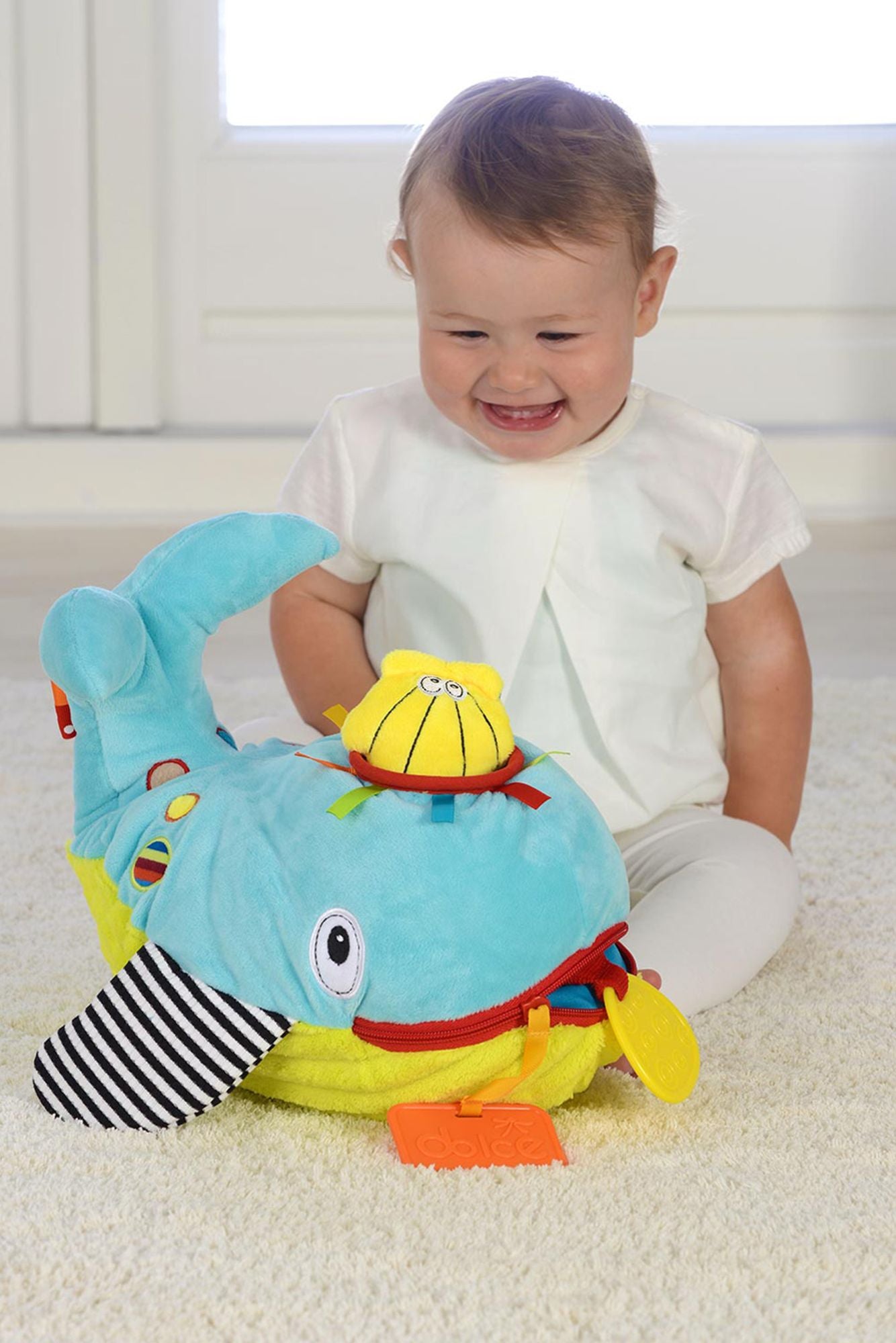 Dolce Play & Learn Whale Plush