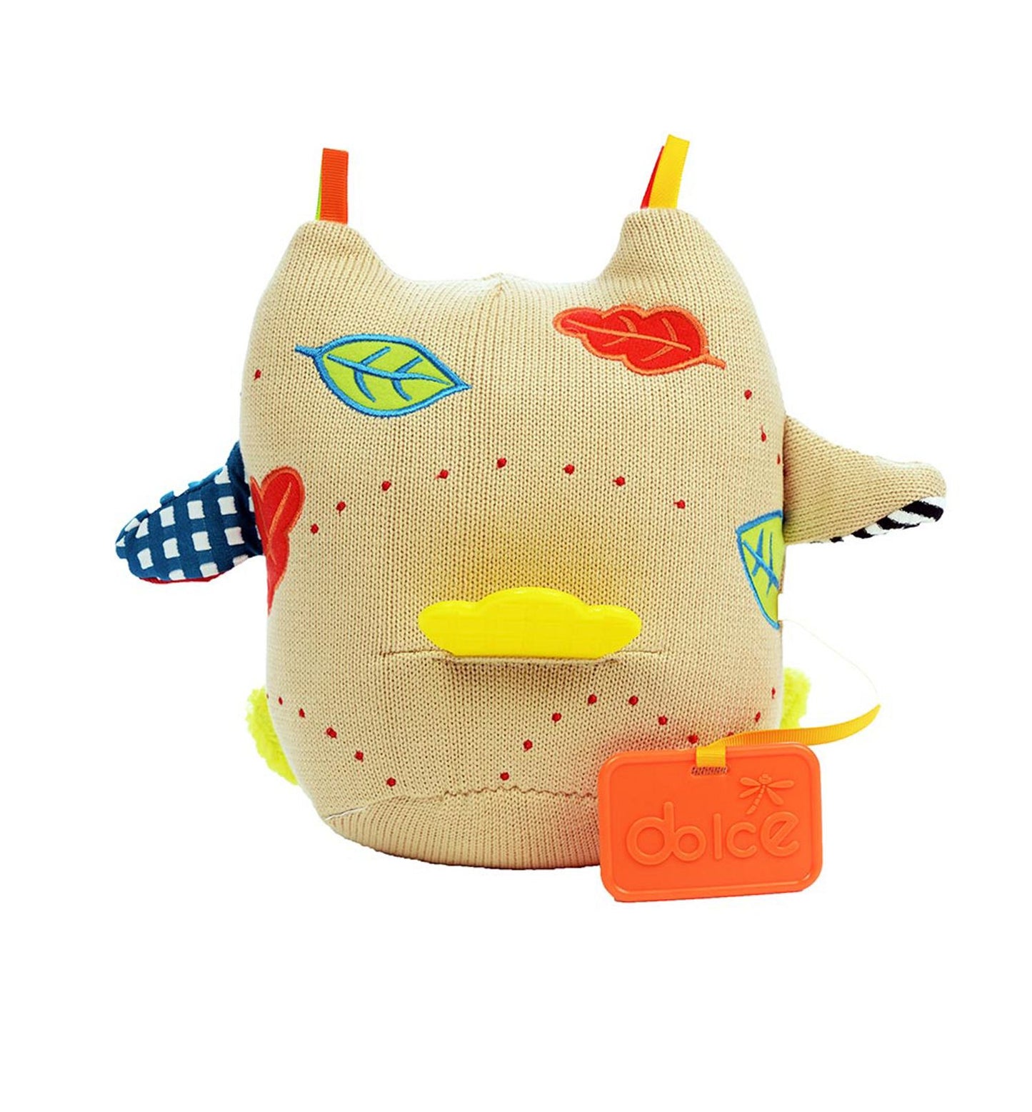 Dolce My First Owl Clock Plush