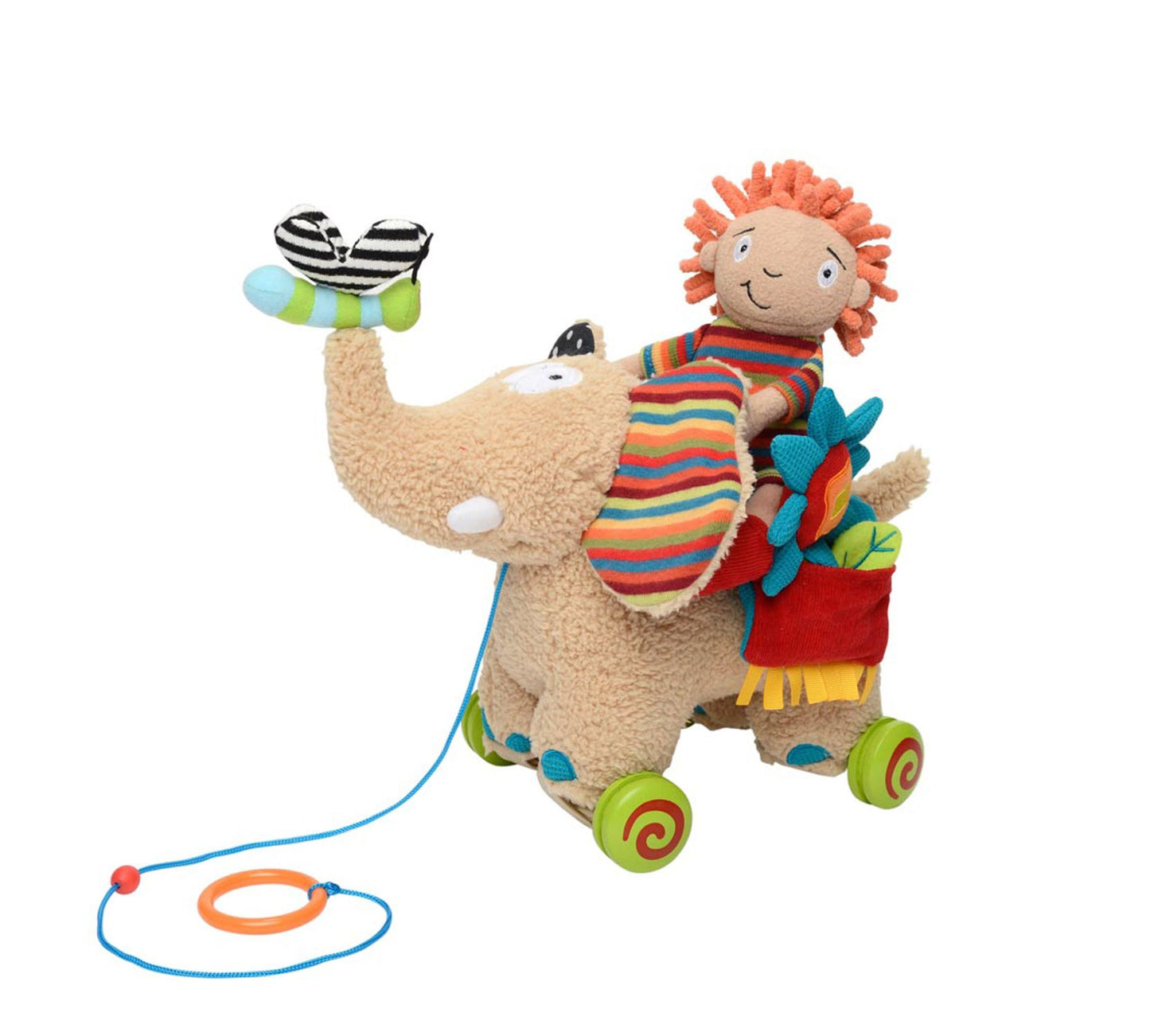 Dolce Pull Along Elephant Plush