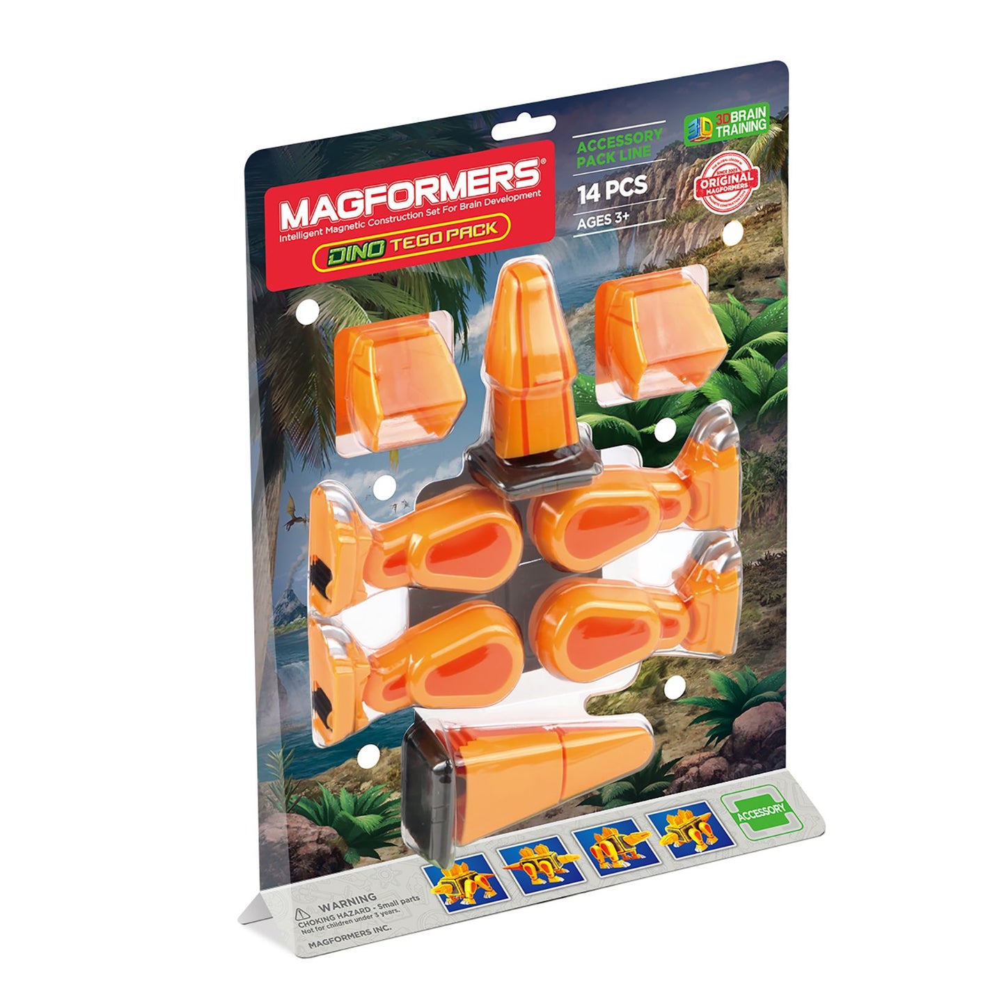 Magformers Tego Accessory 14 Piece Magnetic Construction Set