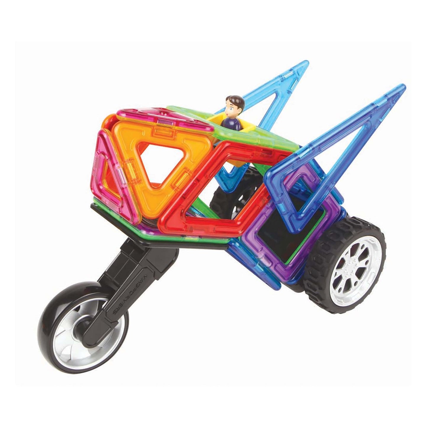 Magformers Wheel Accessory 11 Piece Magnetic Construction Set