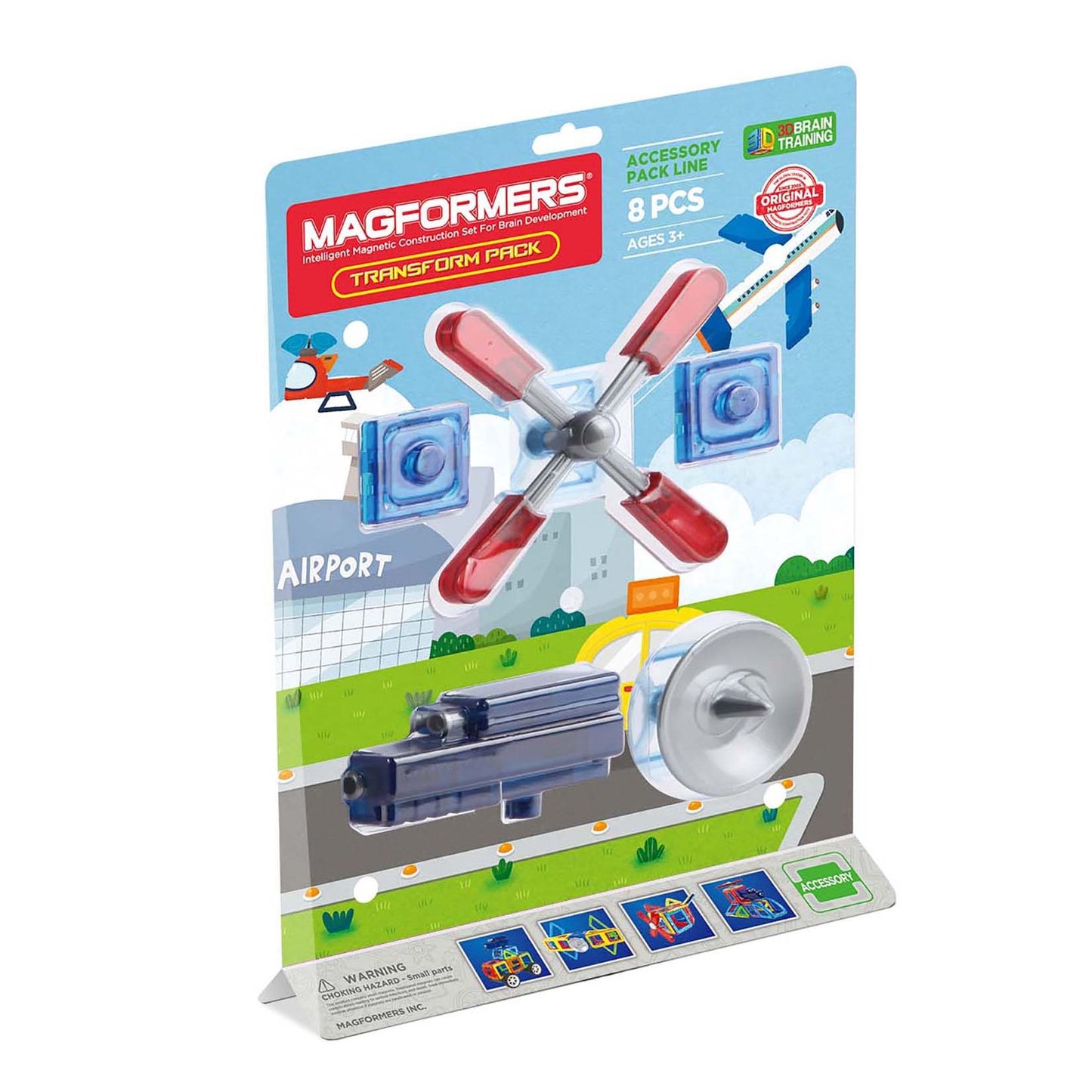 Magformers Transform Accessory 8 Piece Magnetic Construction Set