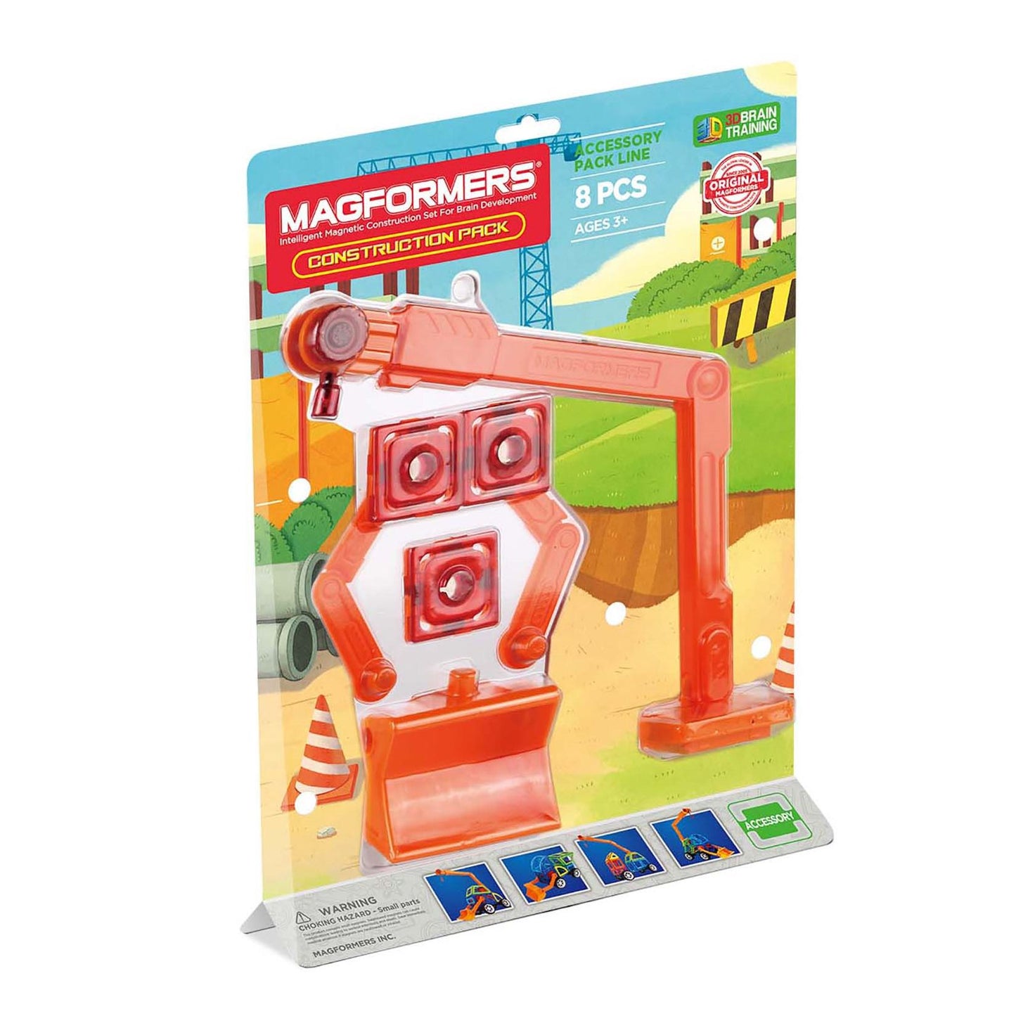 Magformers Construction Accessory 8 Piece Magnetic Construction Set
