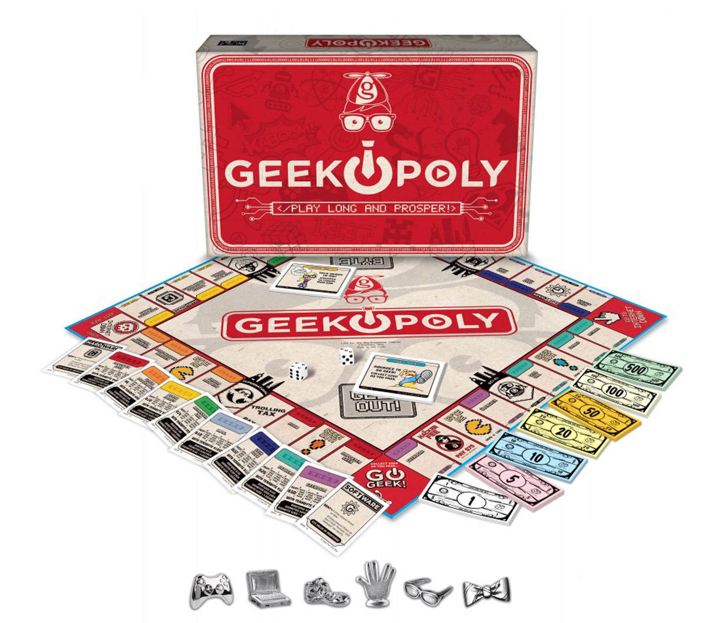 Late for the Sky GEEK Opoly Board Game - Geek