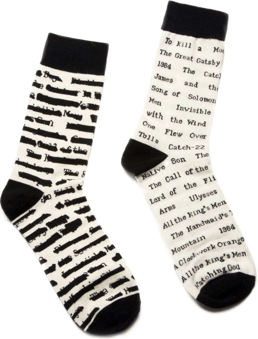 Banned Books Socks Large