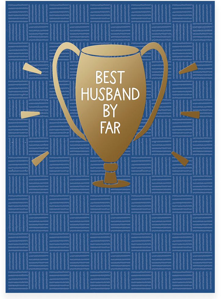 Father's Day Greeting Card Best Husband by Far